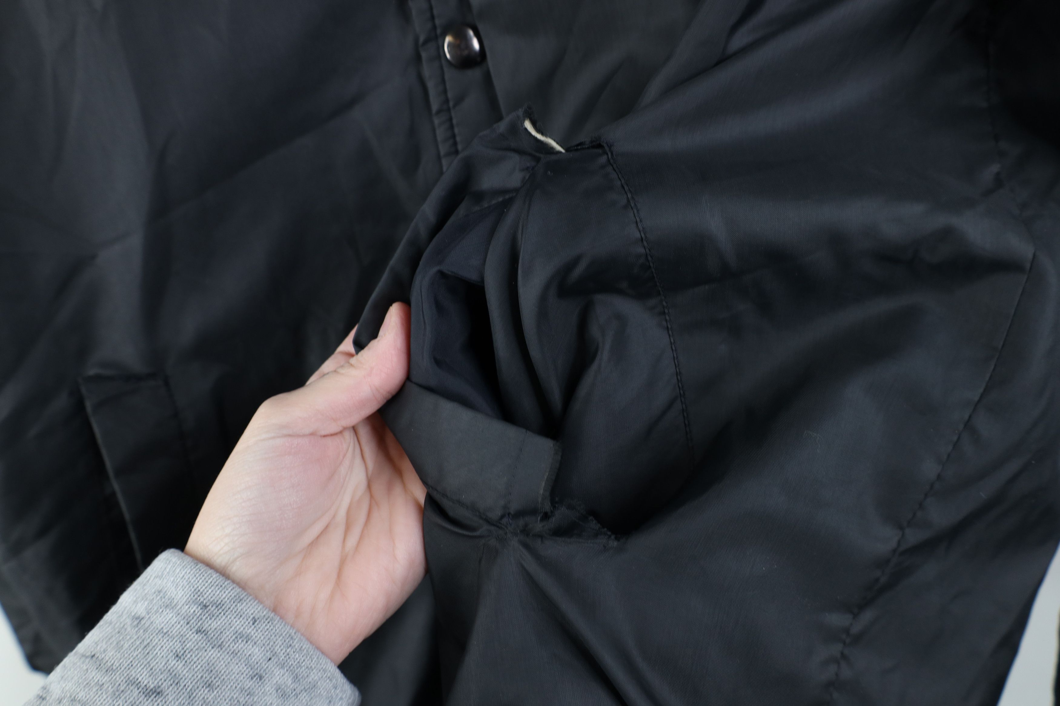 Vintage Vintage 70s Streetwear Lined Coach Coaches Jacket Black USA Size US M / EU 48-50 / 2 - 9 Thumbnail