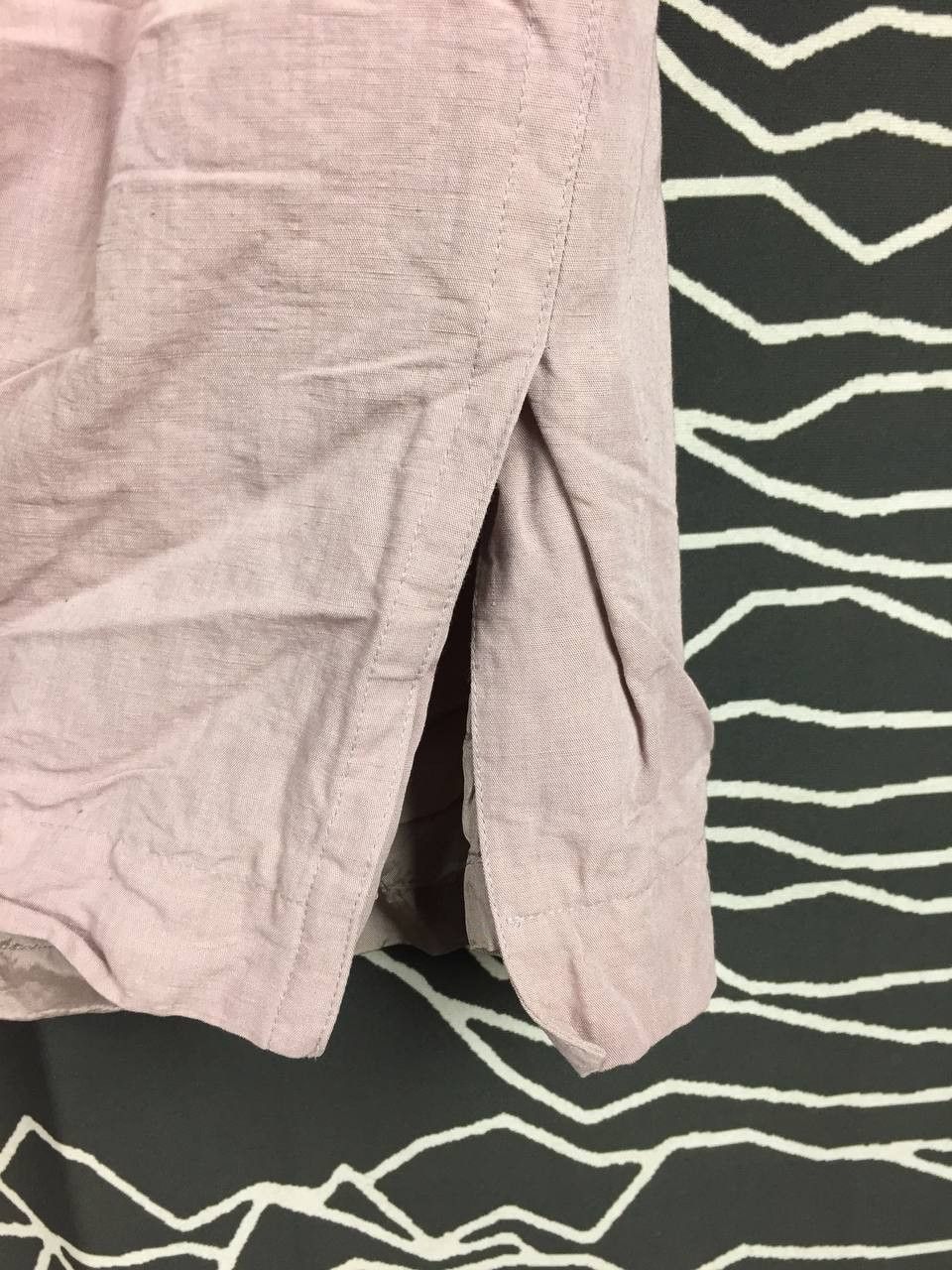 Cerruti 1881 Vtg 80s Cerruti 1881 West Germany Linen Blend Midi Skirt Size 24" / US 00 / IT 34 - 6 Thumbnail