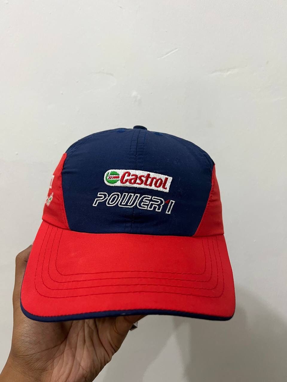 Japanese Brand Castrol Bike Point Nylon Racing Hat Cap Size ONE SIZE - 2 Thumbnail