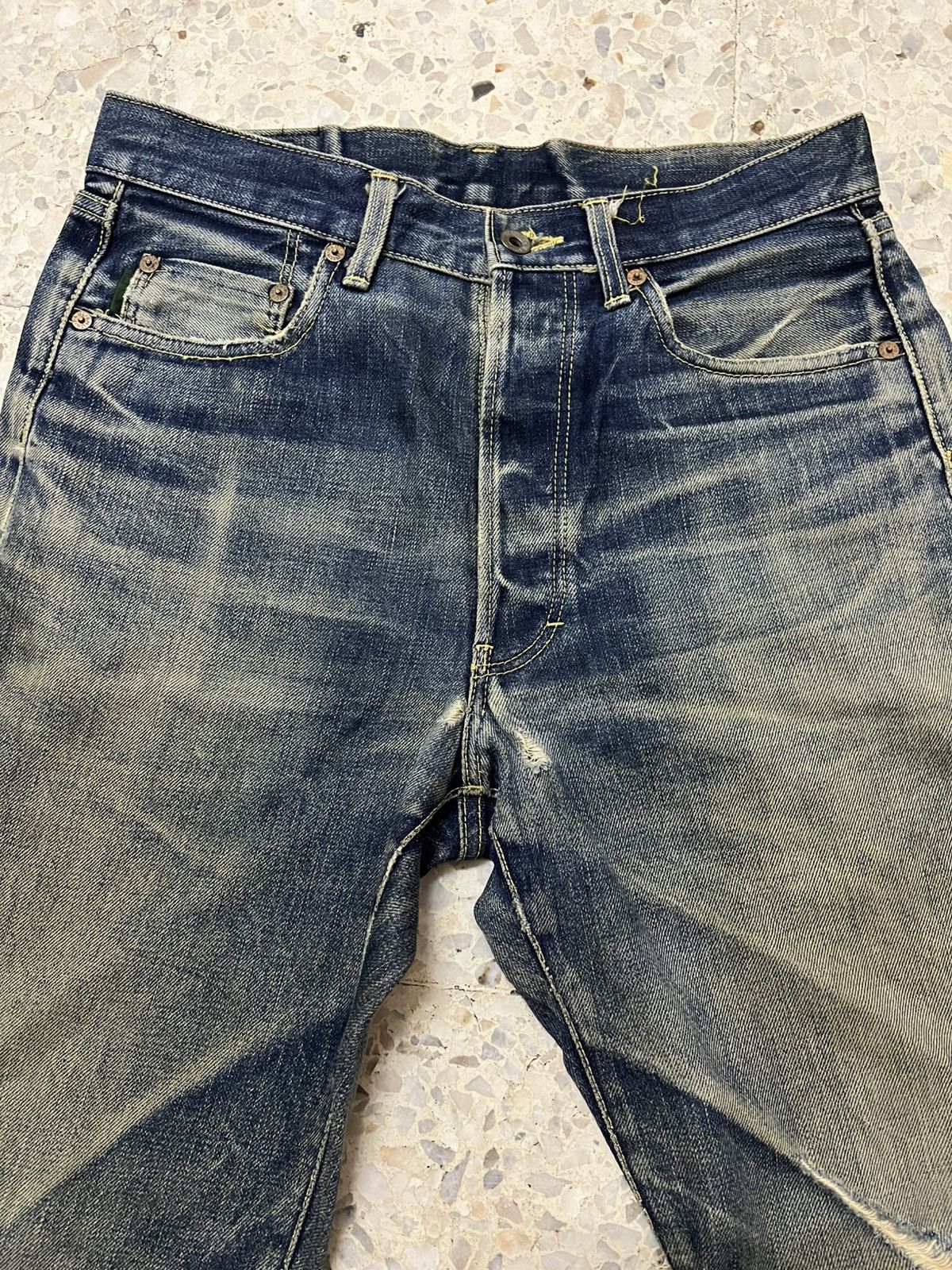 Vintage Vintage Paul Smith purple line selvedge distressed denim Size US 31 - 3 Thumbnail