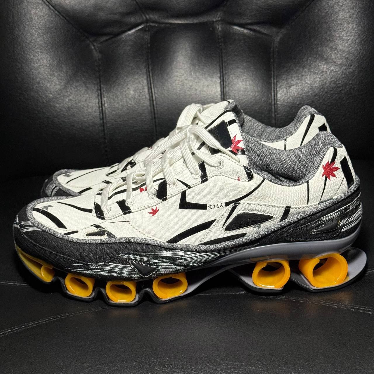 Adidas × Raf Simons Adidas Raf Simons Bounce Orange white 2014 Size US 8.5 / EU 41-42 - 3 Thumbnail