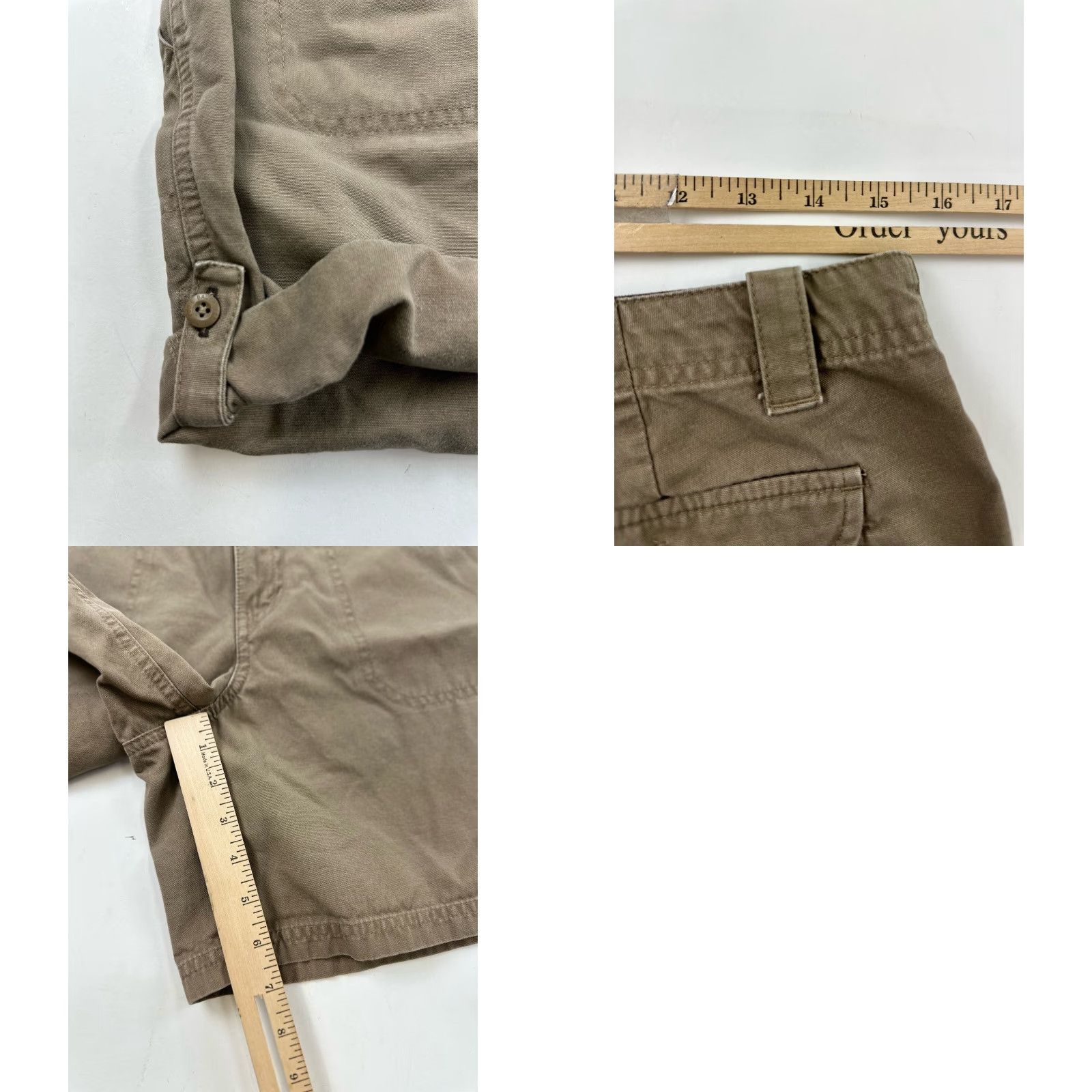 Eddie Bauer Eddie Bauer Bermuda Shorts Women’s 10 Khaki Chino Outdoor Hiking Vashon Fit Beig​e? Size 32" / US 10 / IT 46 - 9 Thumbnail