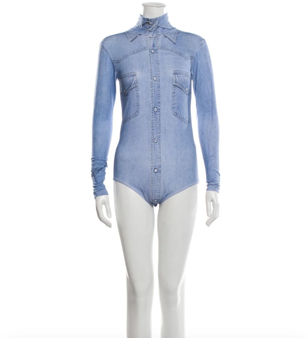 Vetements Vetements 2019 Mock Neck Bodysuit Size XS / US 0-2 / IT 36-38 - 1 Thumbnail