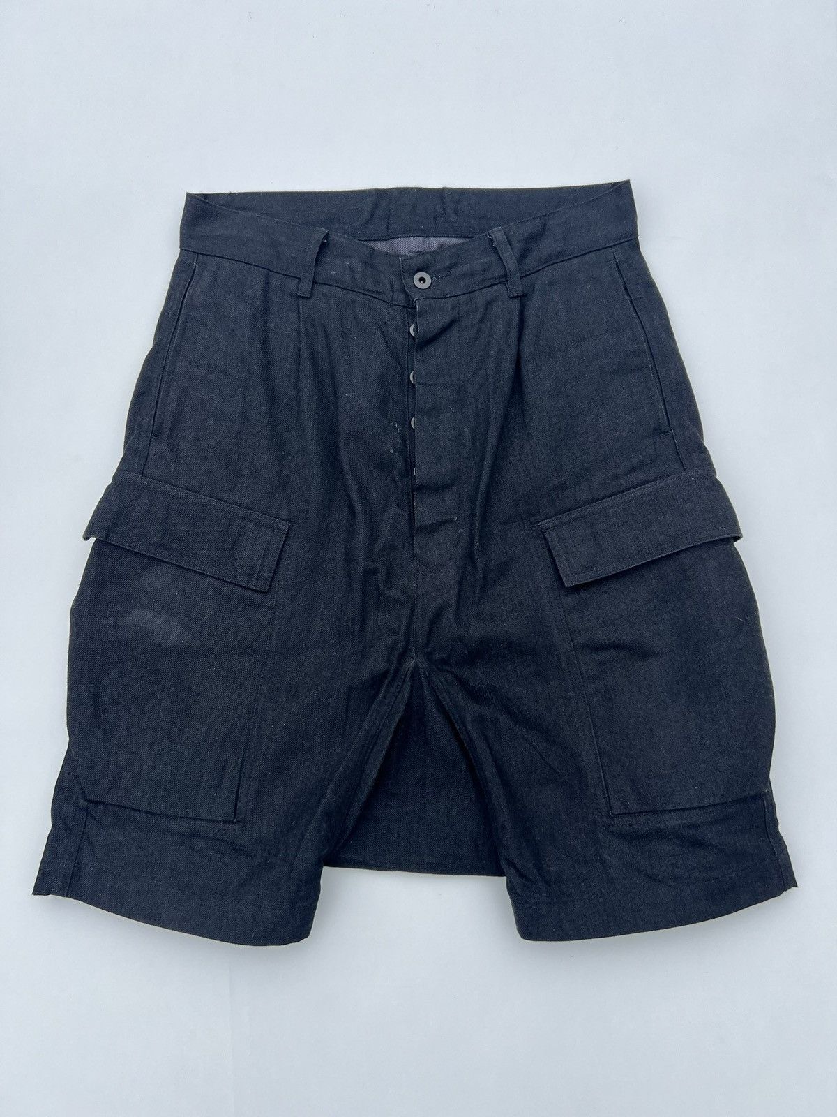 Rick Owens × Rick Owens Drkshdw PODS CARGO SHORTS - MADE IN JAPAN