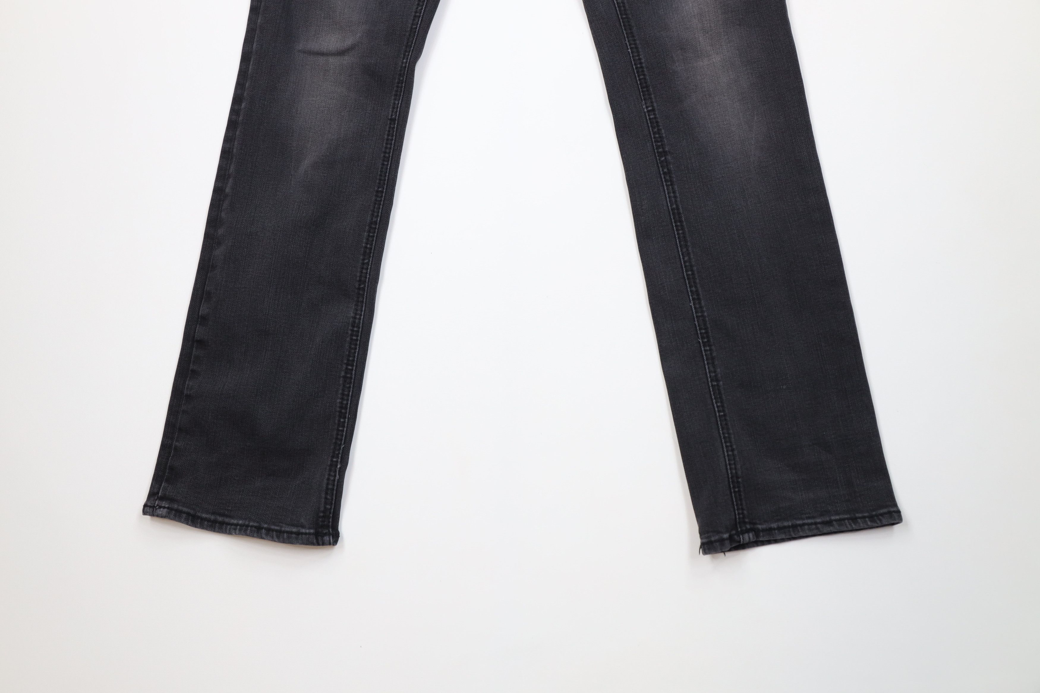 Vintage Buckle BKE Faded Jake Stretch Straight Leg Denim Jeans Black Size US 31 - 4 Thumbnail