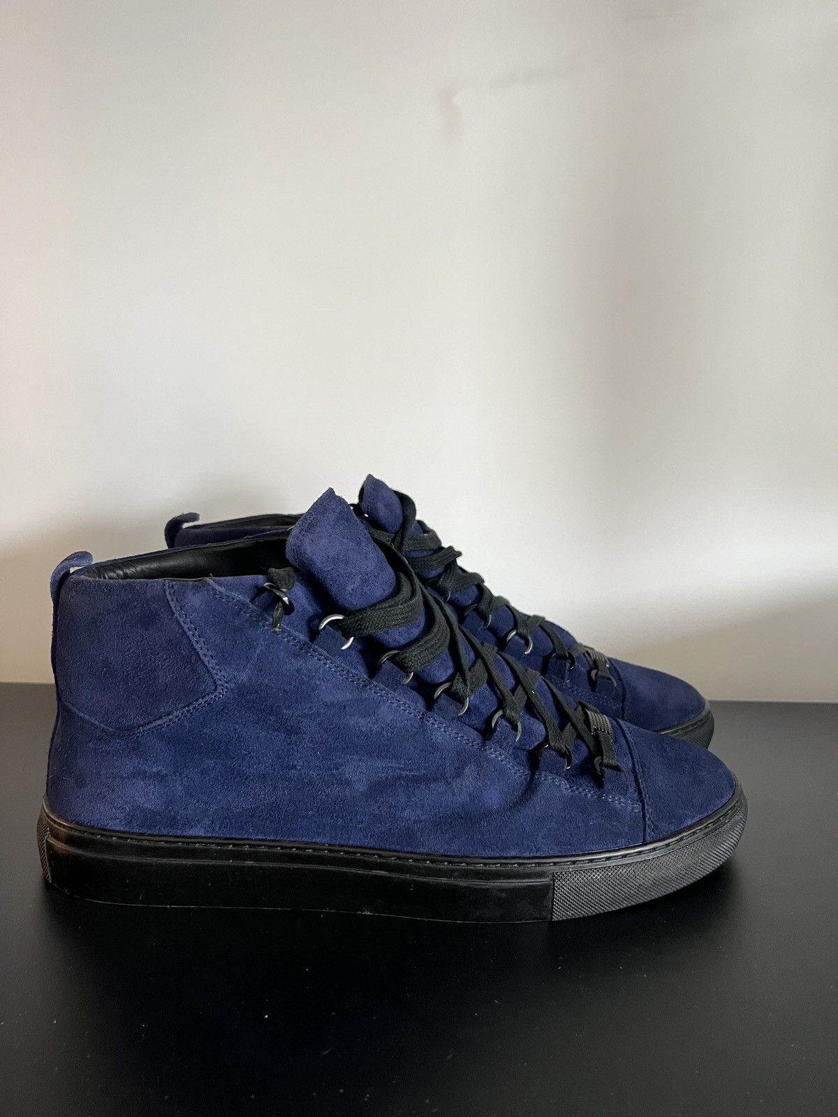 Balenciaga Balenciaga Arena Suede Dark blue Grailed