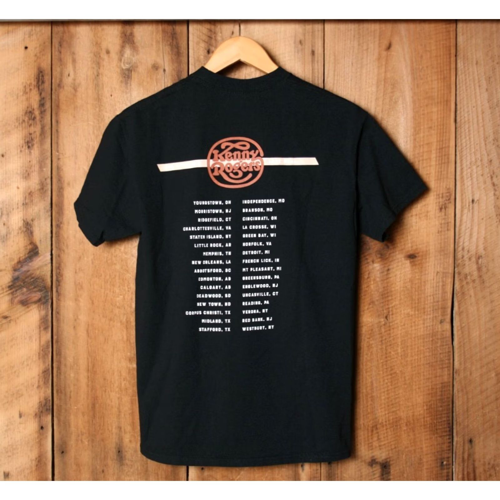 Gildan KENNY ROGERS Gambler's Last Deal 2016 Concert Tour T-Shirt Sz. M XS S XL Blue Cotton Crew Neck Gildan Ultra Cotton Men T-Shirt Size US XL / EU 56 / 4 - 5 Thumbnail