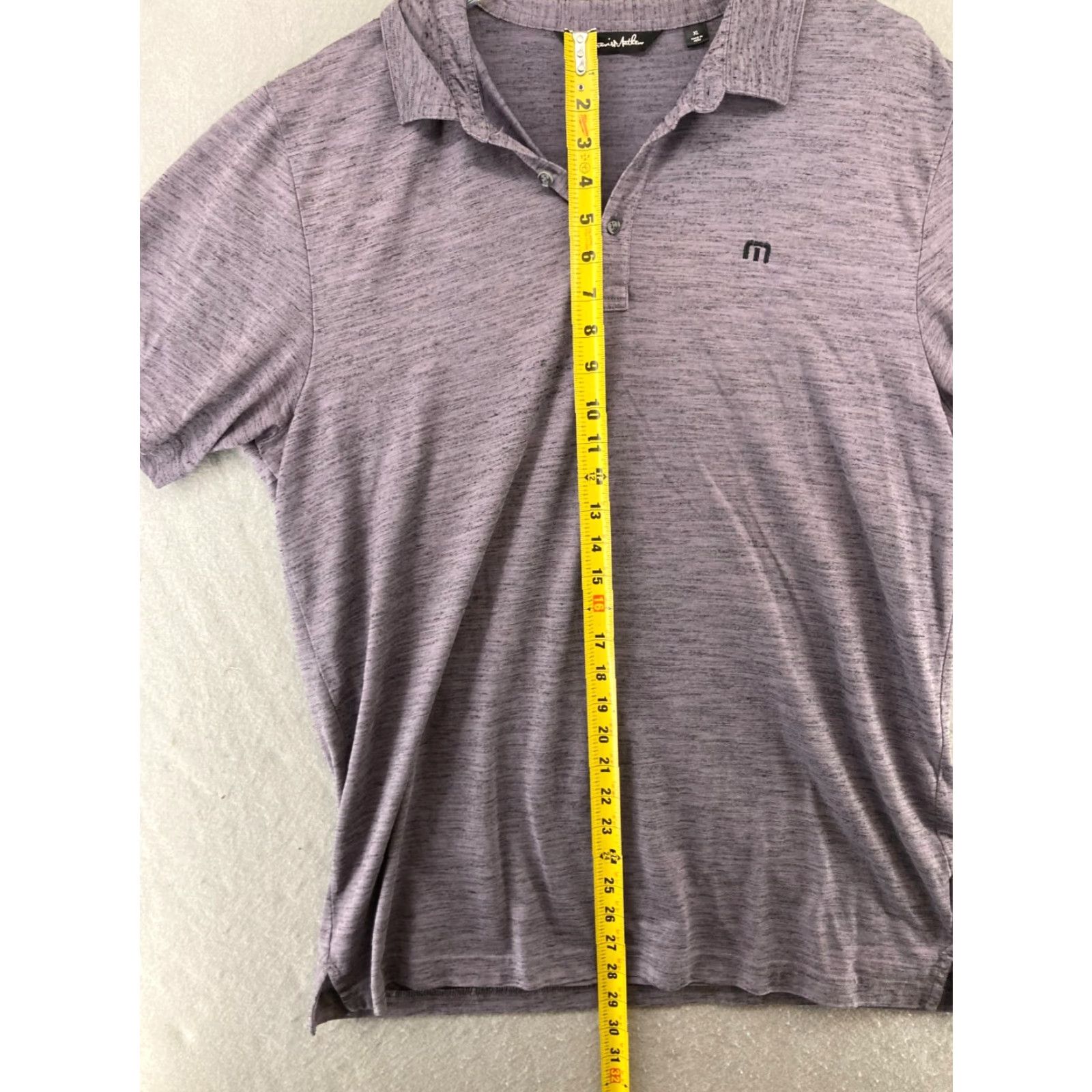 TravisMathew Travis Mathew Polo Mens XL Purple Shirt" Size US XL / EU 56 / 4 - 3 Thumbnail