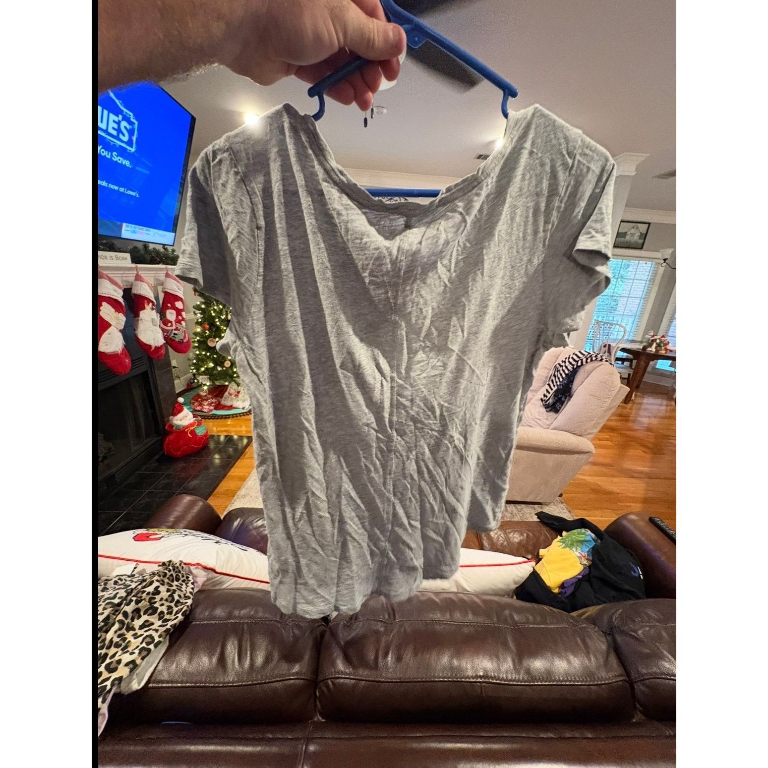 Loft LOFT Gray Short Sleeve Pocket Tee Women’s Medium 8–10 Size M / US 6-8 / IT 42-44 - 4 Thumbnail