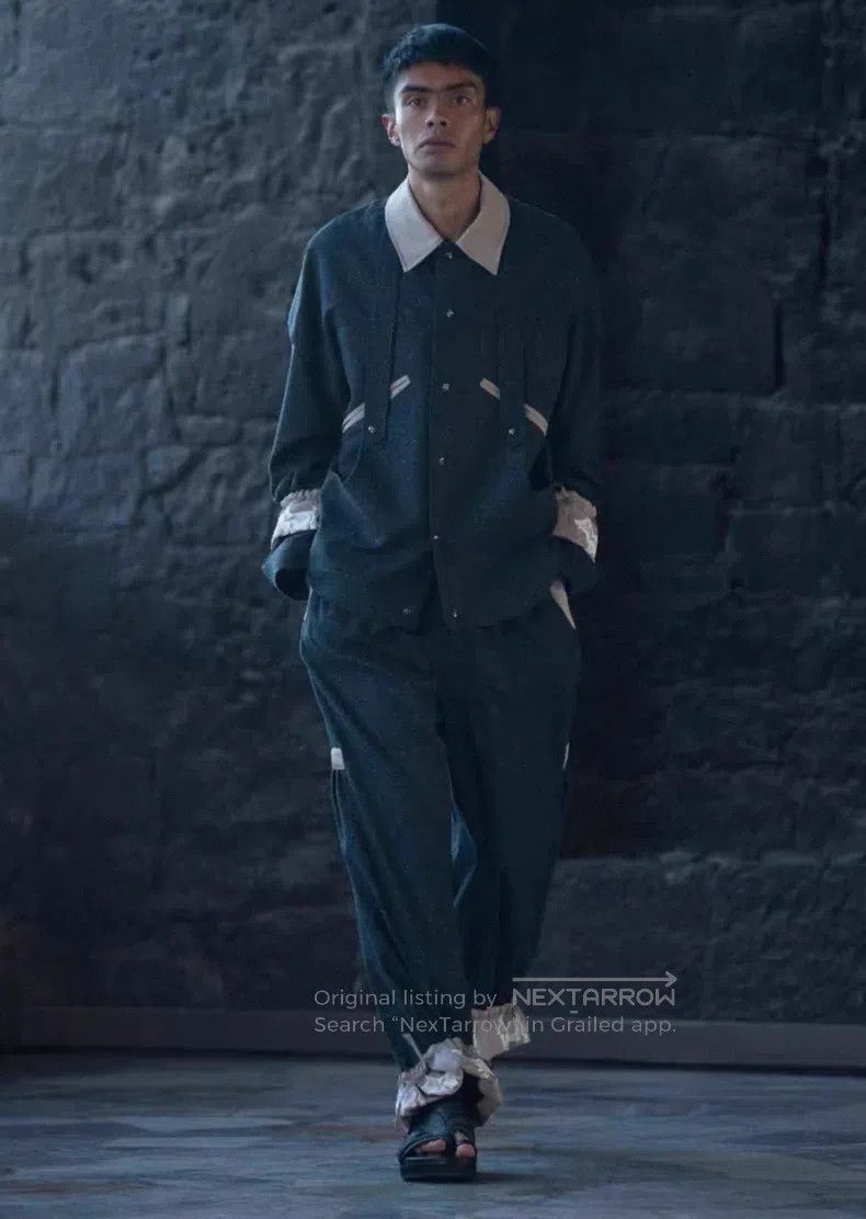 Dries Van Noten DRIES VAN NOTEN Dark Green Rose Button Wool Jacket Size US S / EU 44-46 / 1 - 9 Thumbnail