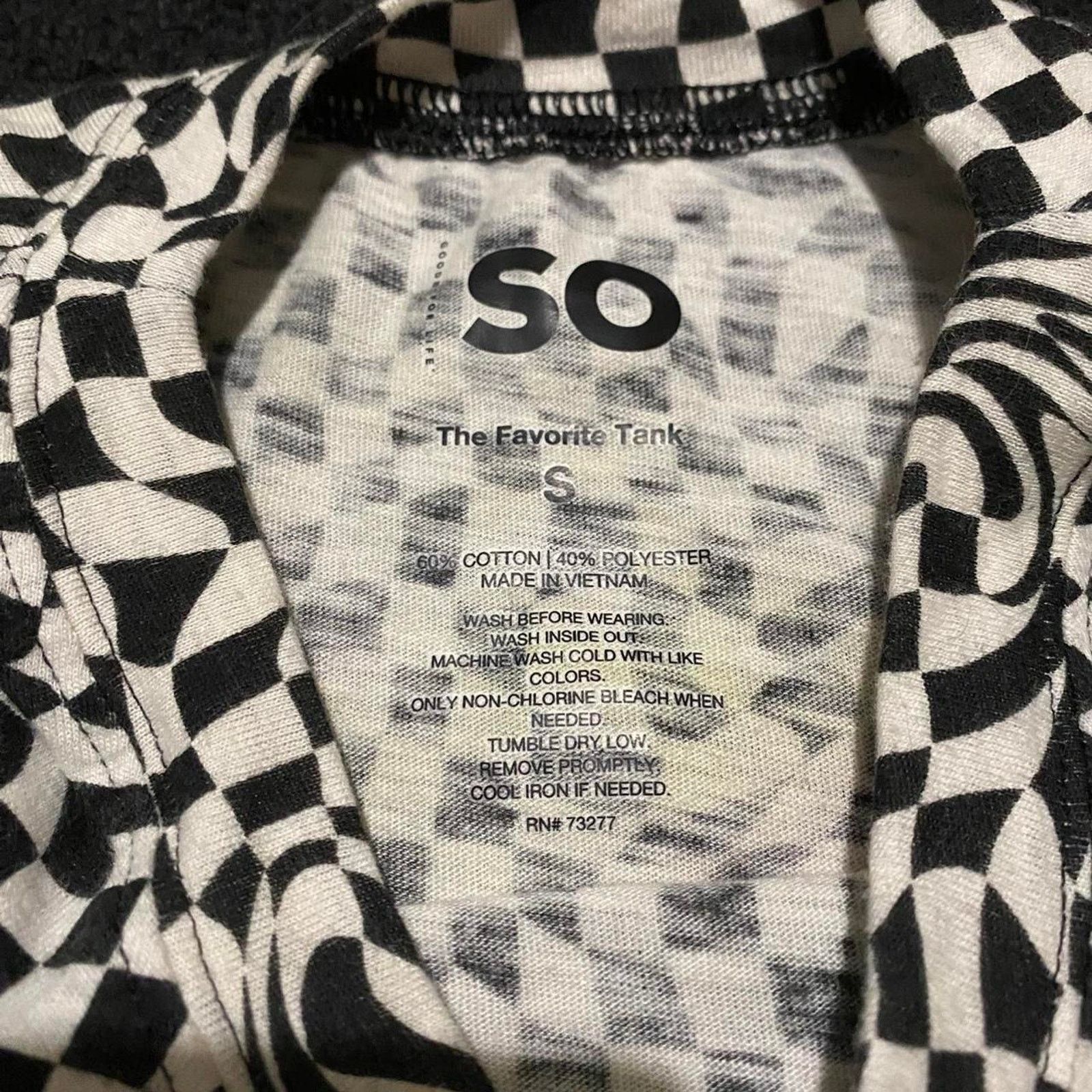 SoSo SO trippy checkered top Size S / US 4 / IT 40 - 4 Thumbnail