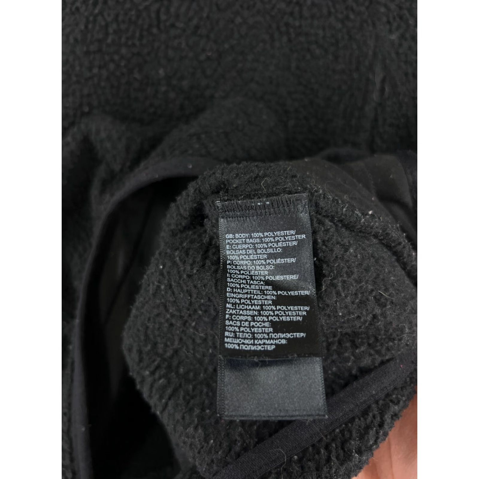 The North Face The North Face Sweater Womens Large Black Hooded Pullover 100% Polyester Fleece Crew Neck Long Sleeve Casual Logo Insulated Fall Winter L Womens Size L / US 10 / IT 46 - 4 Thumbnail