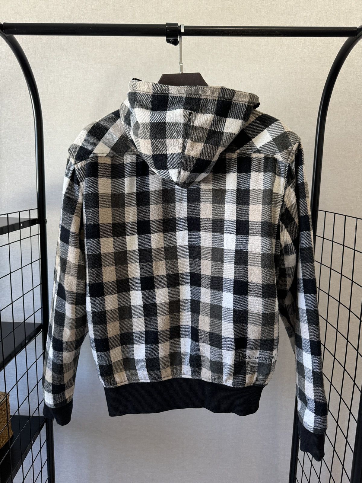 Diesel Diesel vintage y2k checkered flannel lined full zip jacket Size US L / EU 52-54 / 3 - 20 Thumbnail