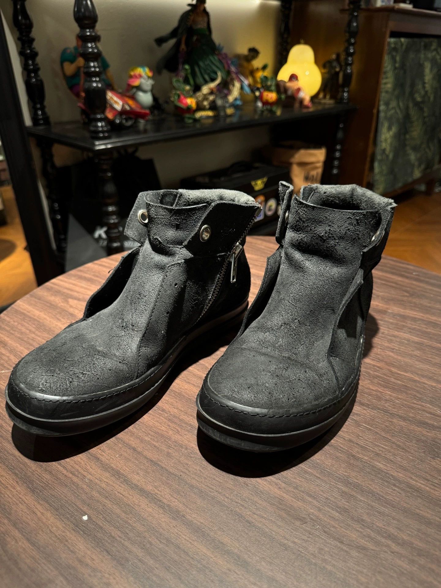 Rick Owens Rick Owens Island Dunk Zip Boots - dmc Size US 10.5 / EU 43-44 - 1 Thumbnail