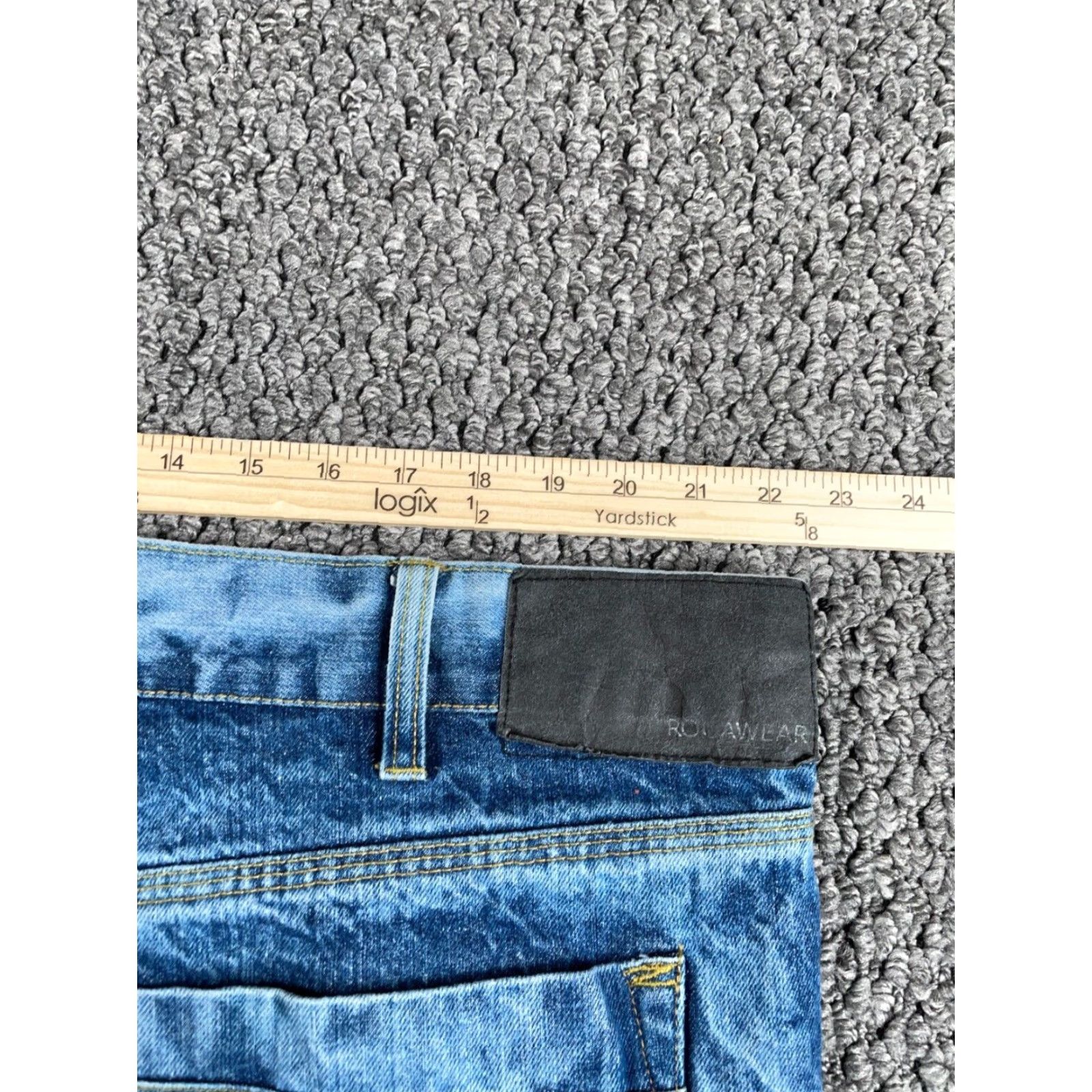 Rocawear VINTAGE Rocawear 90s Baggy Tapered Jeans Men's 44 x 36 Acid Wash Blue Denim Size US 44 / EU 60 - 4 Thumbnail