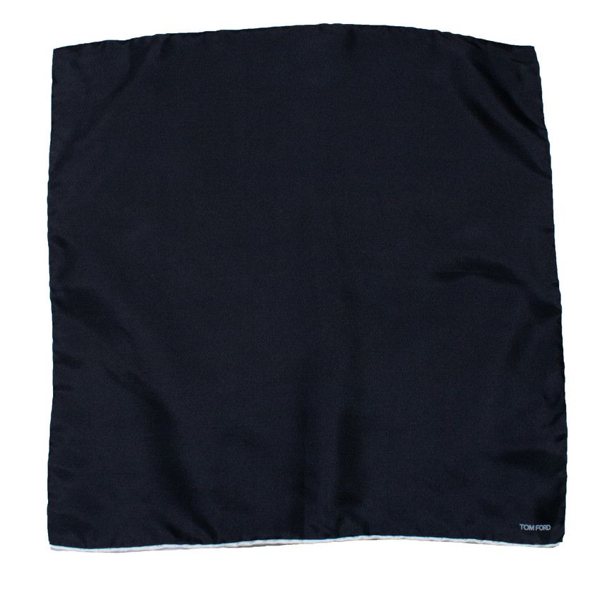 Tom Ford Tom Ford, black pocket square Size ONE SIZE - 1 Thumbnail