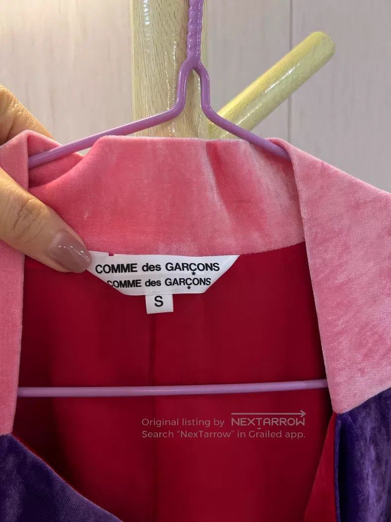 Comme des Garcons Comme Des Garcons Velvet Chinese style off-shoulder dress Size S / US 4 / IT 40 - 7 Thumbnail