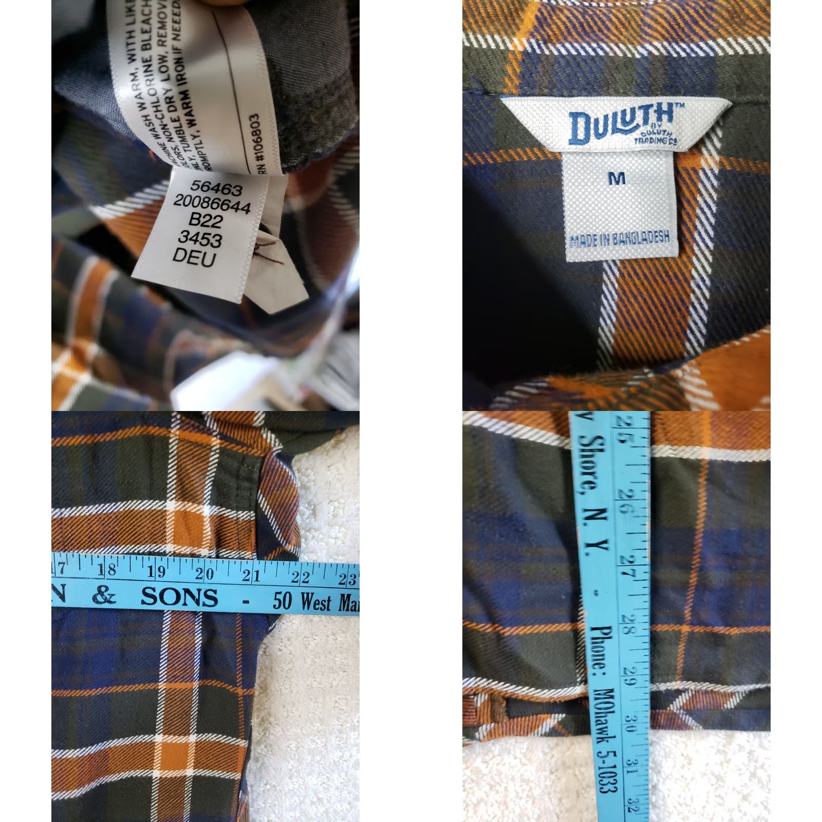 Duluth Trading Company Duluth Trading Flannel Shirt Women's M Multicolor Brown Plaid Button-Up Workwear Shirt Size M / US 6-8 / IT 42-44 - 8 Thumbnail
