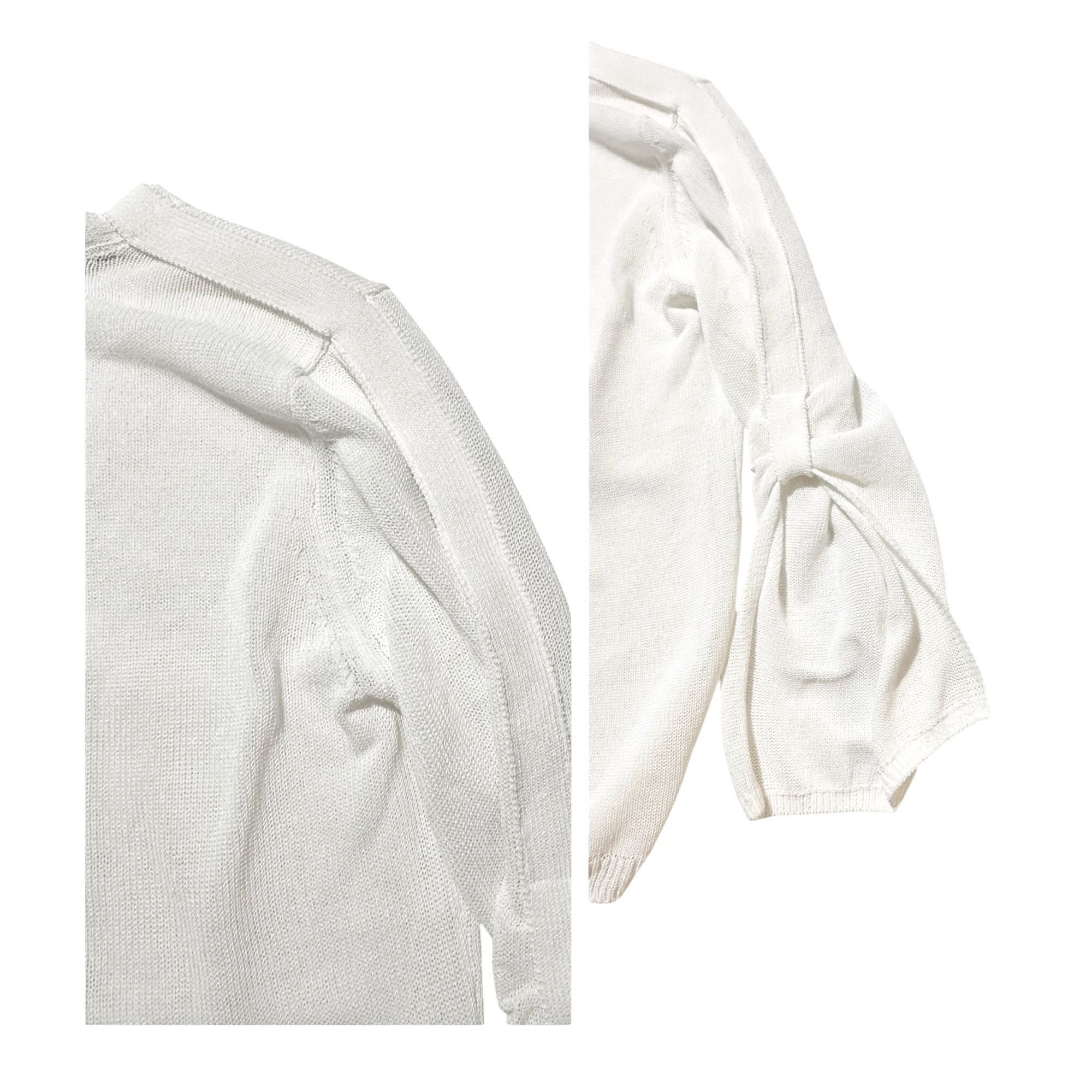 Brochu Walker Brochu Walker Palmas Vee White Sweater XS Salt Water NWT Size XS / US 0-2 / IT 36-38 - 12 Thumbnail