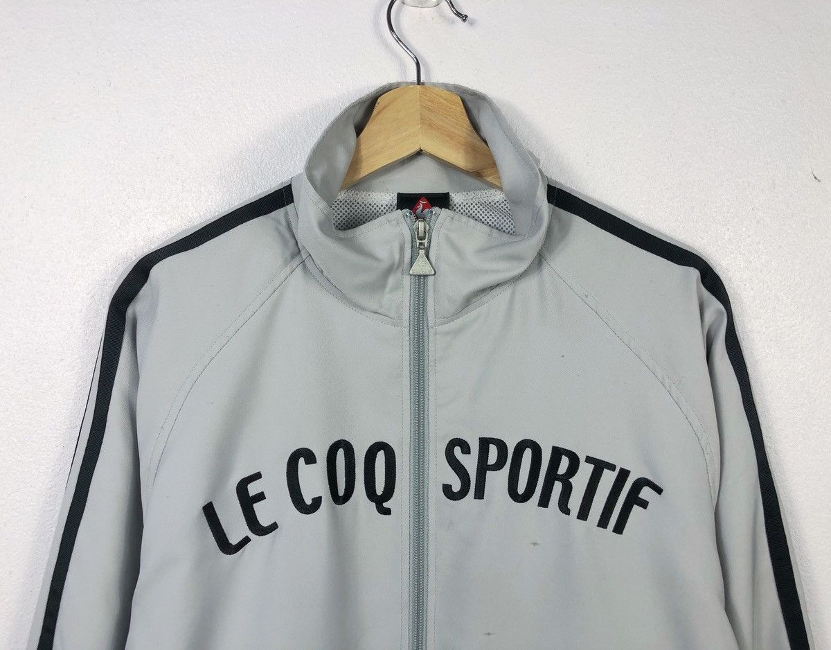 Le Coq Sportif × Vintage Rare Vintage Le Coq Sportif Spellout Zipper Jacket Size US L / EU 52-54 / 3 - 2 Thumbnail