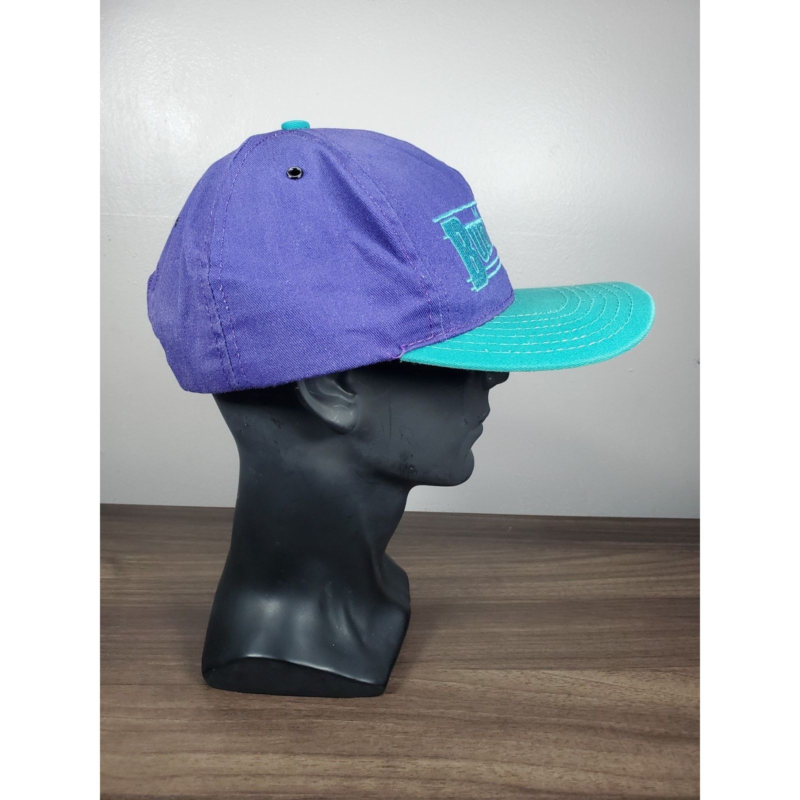 Budweiser × Vintage Make It A Bud Light Snapback Hat Cap Purple Teal USA Beer Ad Size ONE SIZE - 4 Thumbnail