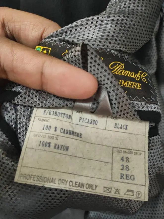 Loro Piana Loro Piana Picasso Cashmere Rayon Lining Size US M / EU 48-50 / 2 - 9 Thumbnail