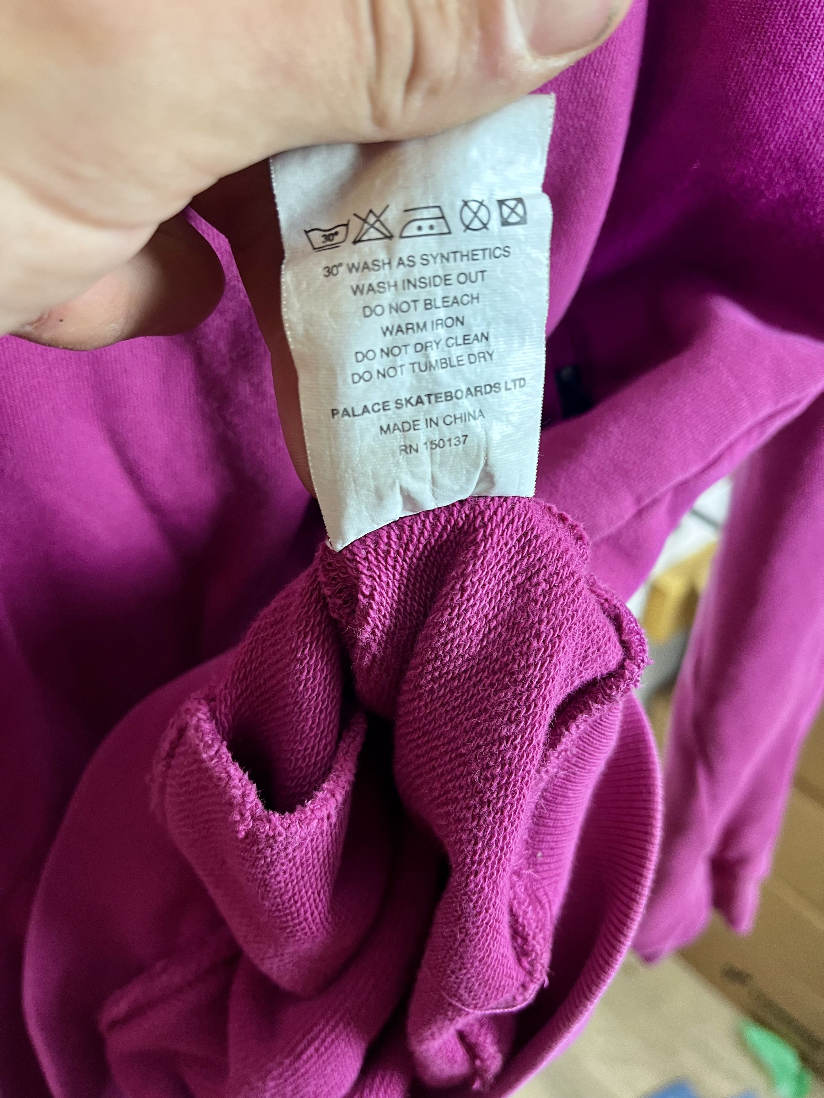 Palace Palace Two Panel Crewneck Sweatshirt - Light Purple Size US S / EU 44-46 / 1 - 5 Thumbnail