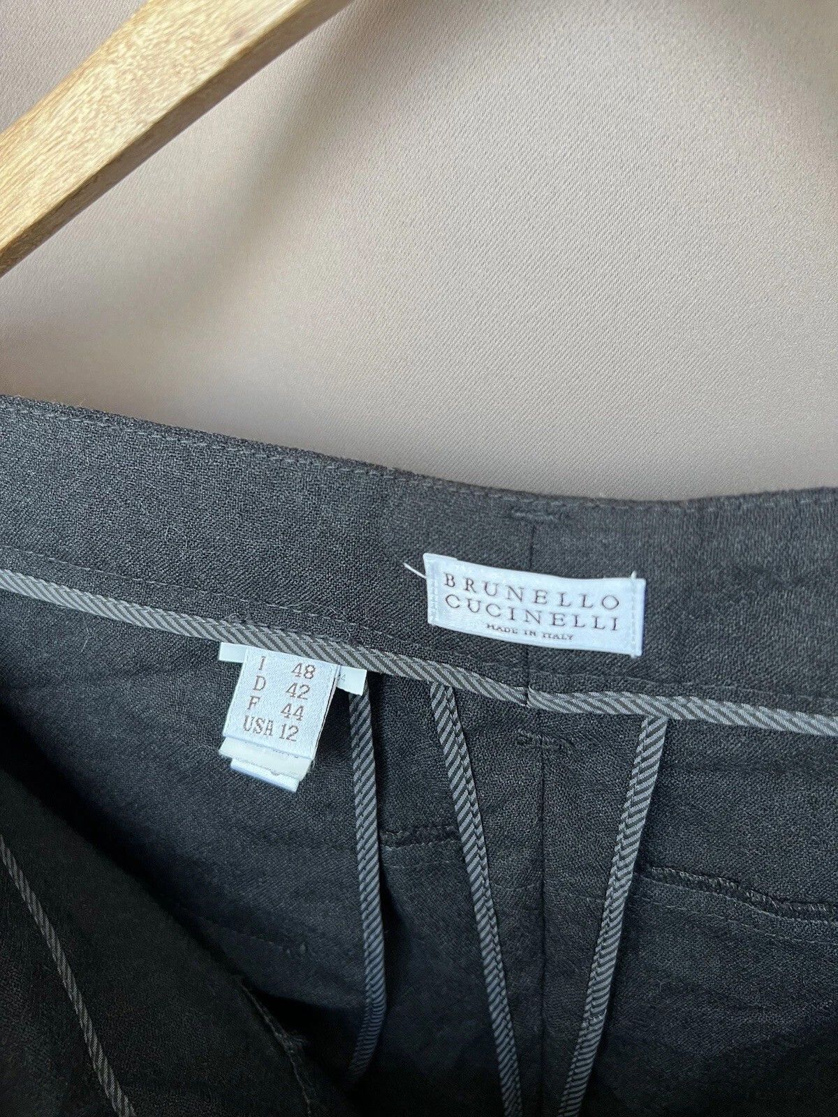 Brunello Cucinelli Brunello Cucinelli Wool Pants Womens Size M/L or US 12 Size 34" / US 12 / IT 48 - 9 Thumbnail