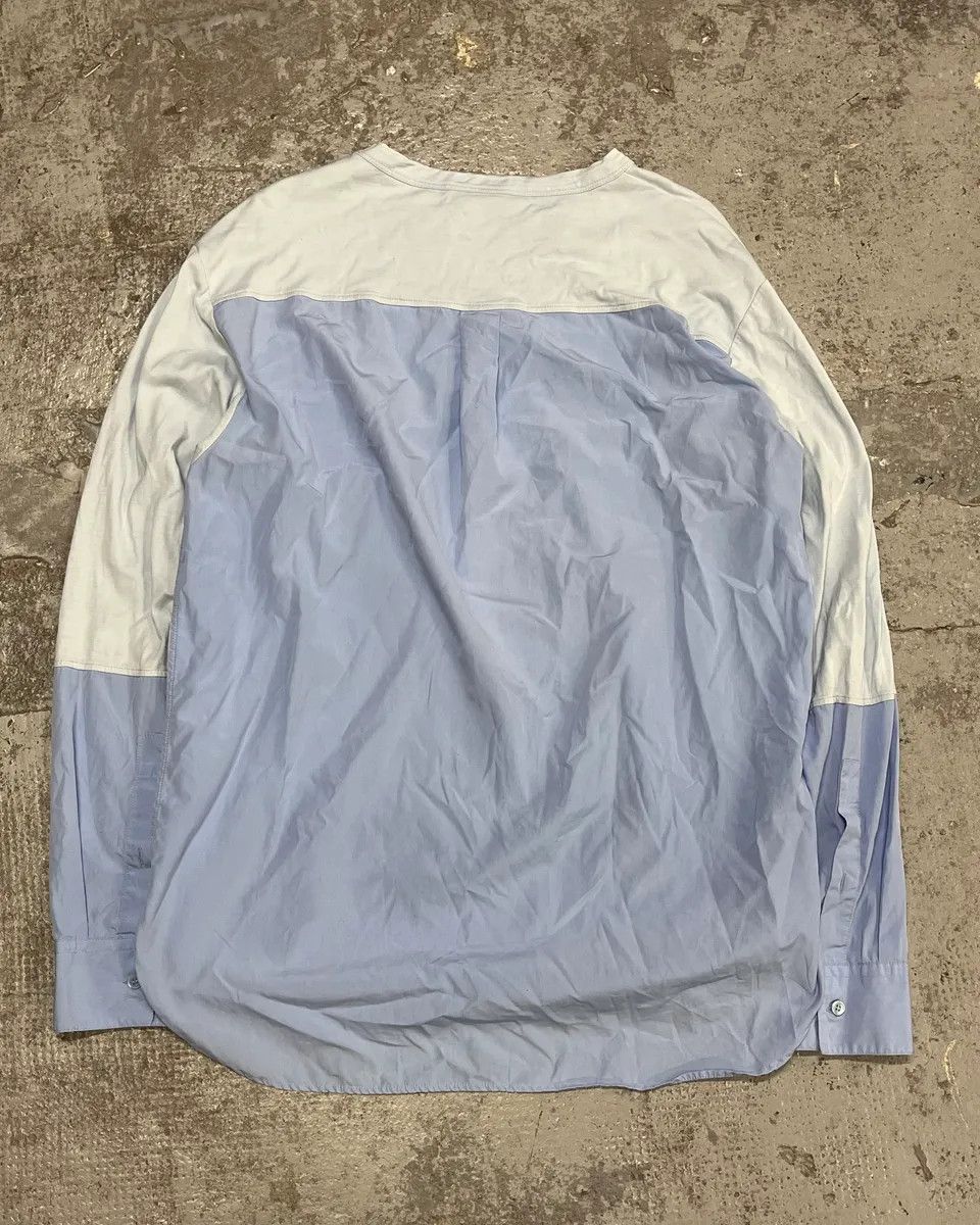 Marni AW2019 Marni Two Tone Blue Longsleeves Shirt Size US M / EU 48-50 / 2 - 6 Thumbnail