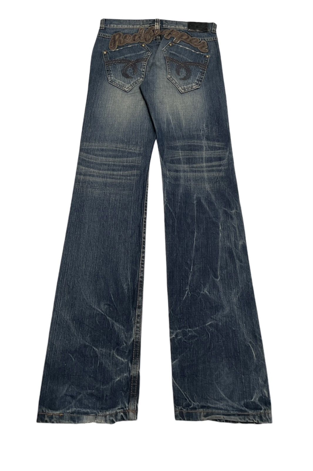 If Six Was Nine × Japanese Brand × Vintage Rare Design Vintageq Japanese Brand Red Pepper Jeans 1990s Size US 34 / EU 50 - 2 Thumbnail