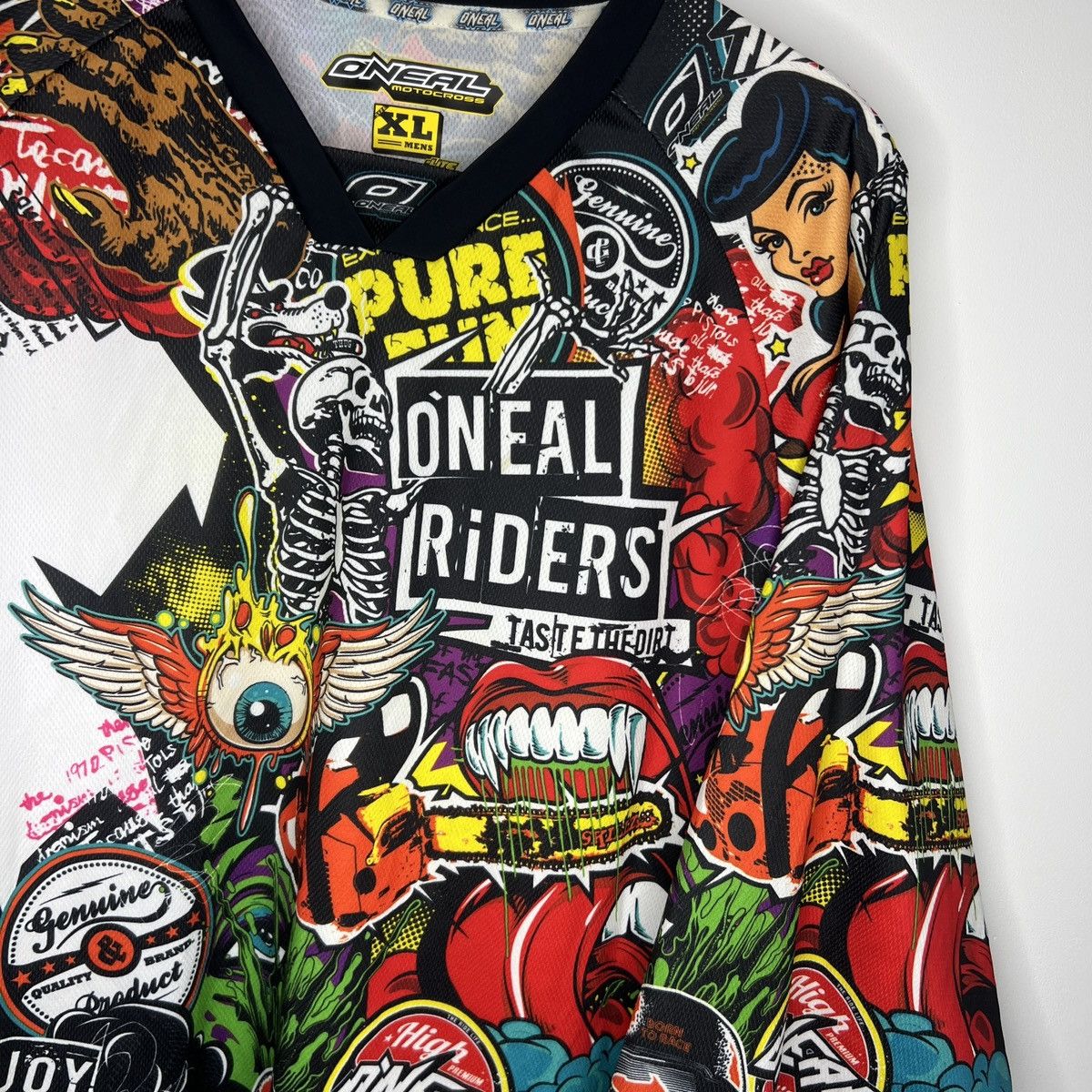 Other O’Neal Motocross Mayhem Jersey Element Punk Rock Racing Rare Size US XL / EU 56 / 4 - 4 Thumbnail