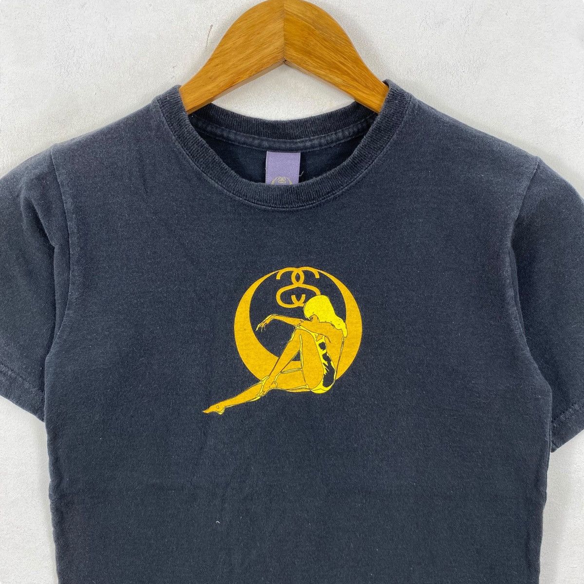 Stussy Vintage 90's STUSSY Cartoon Anime Women Tops Tee Shirt Size S / US 4 / IT 40 - 2 Thumbnail