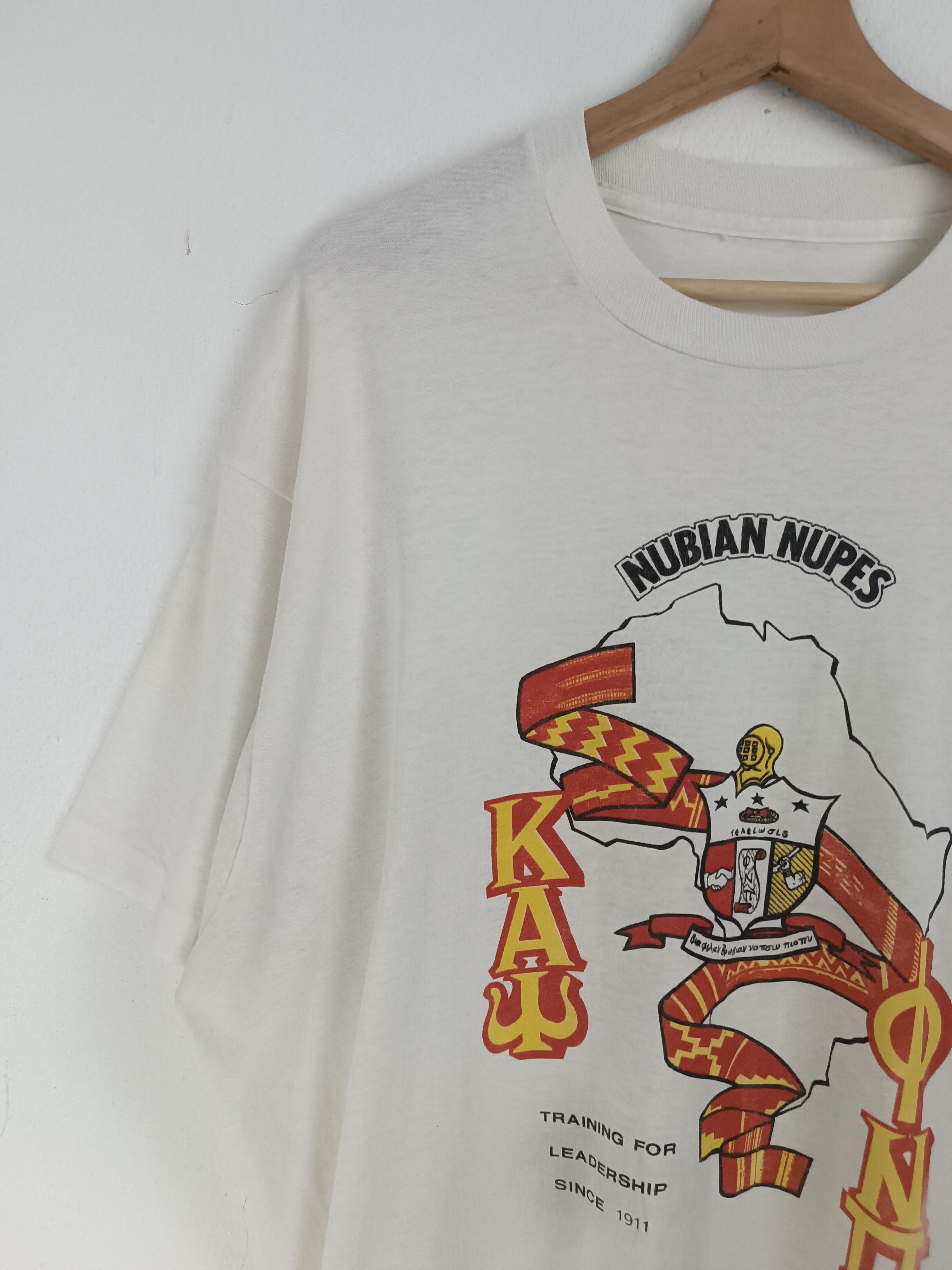NUBIAN VINTAGE 90'S NUBIAN NUPES LEADERSHIP TRAINING VERY RARE TEE Size US XL / EU 56 / 4 - 5 Thumbnail