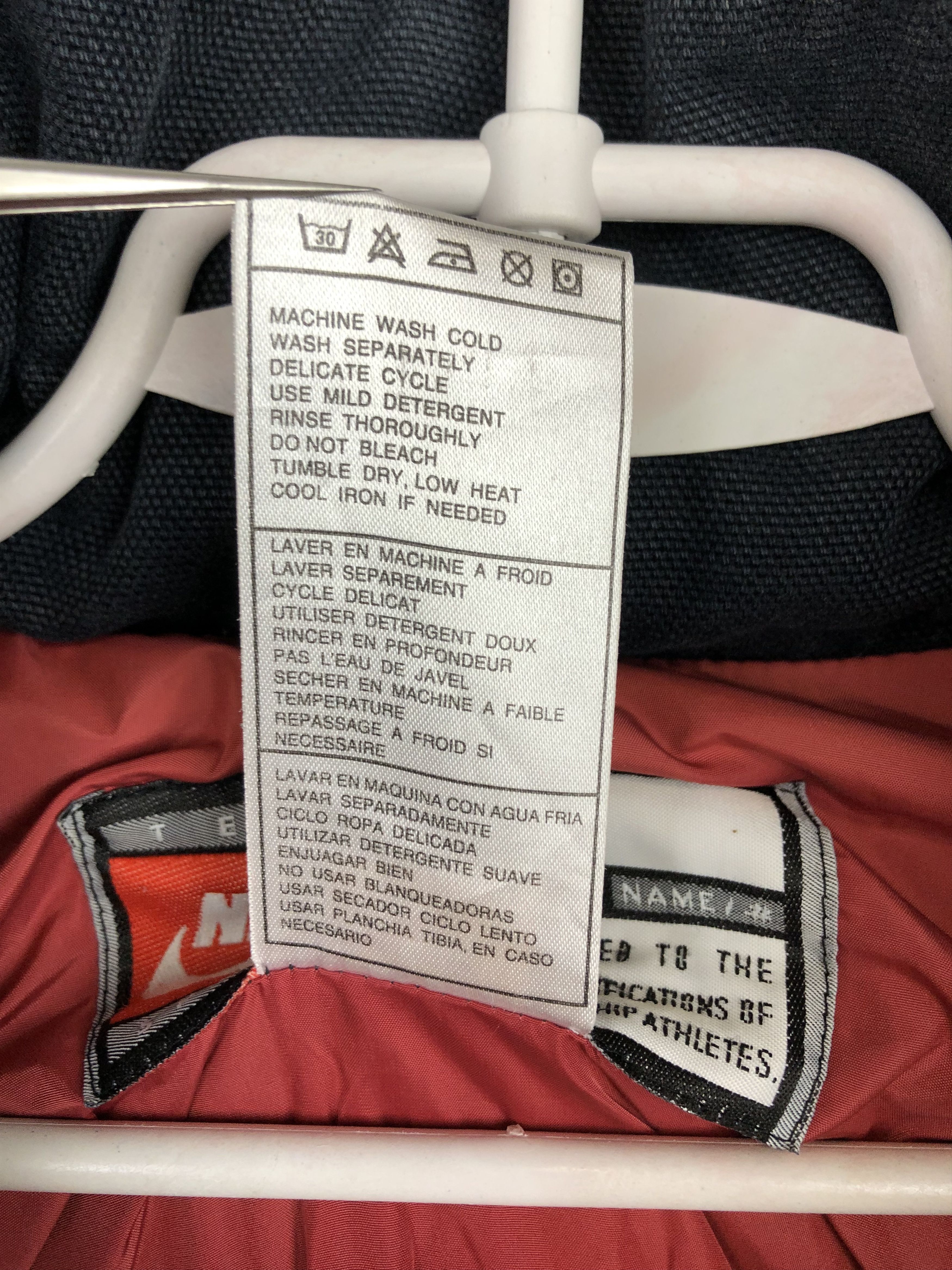 Nike × Vintage Vintage 90's Nike Alabama Crimson Tide Jacket Mens Bomber Size US M / EU 48-50 / 2 - 10 Thumbnail