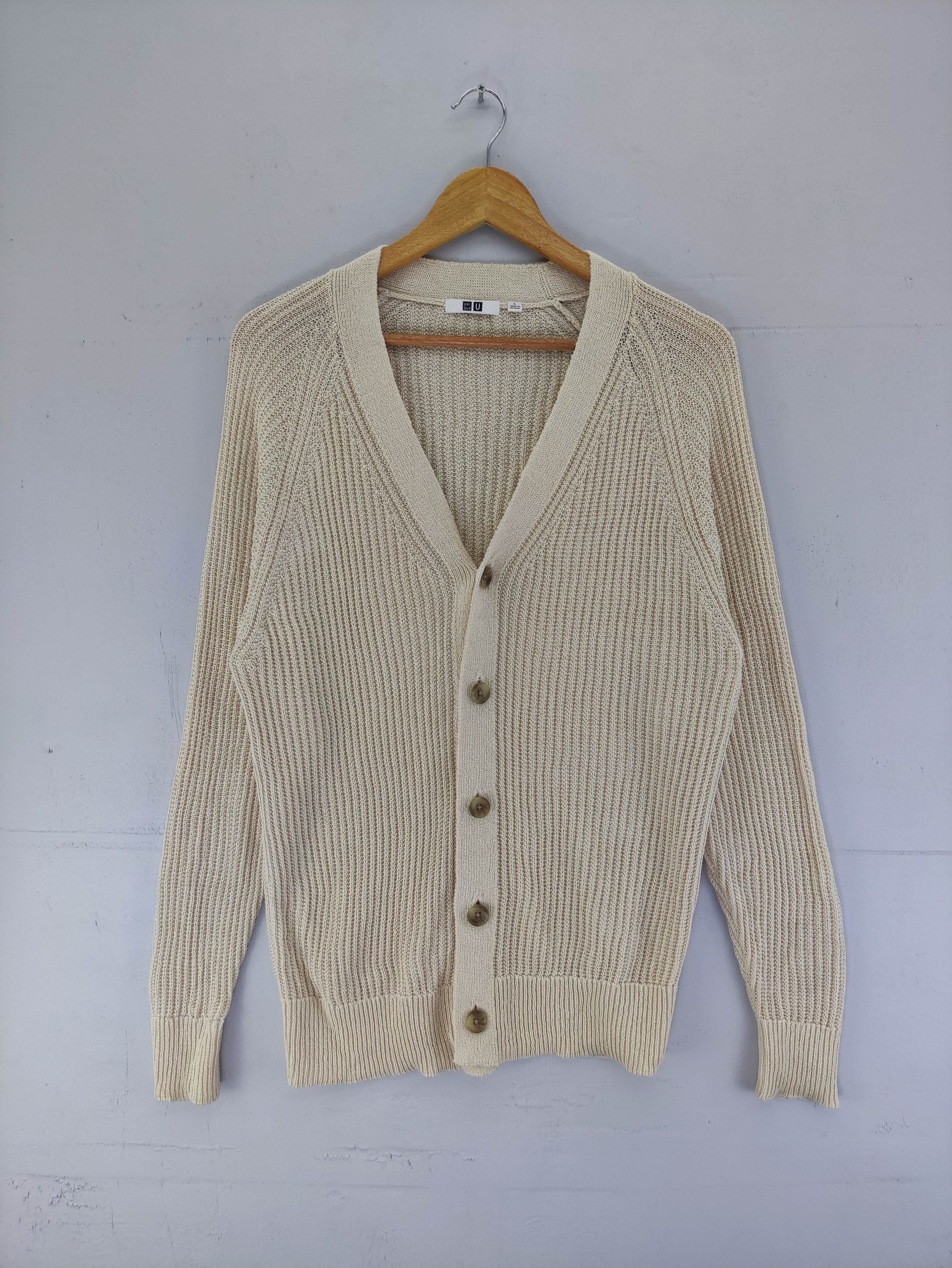 Lemaire × Uniqlo Lemaire U Uniqlo Cardigan Knit Sweater Size M / US 6-8 / IT 42-44 - 1 Thumbnail