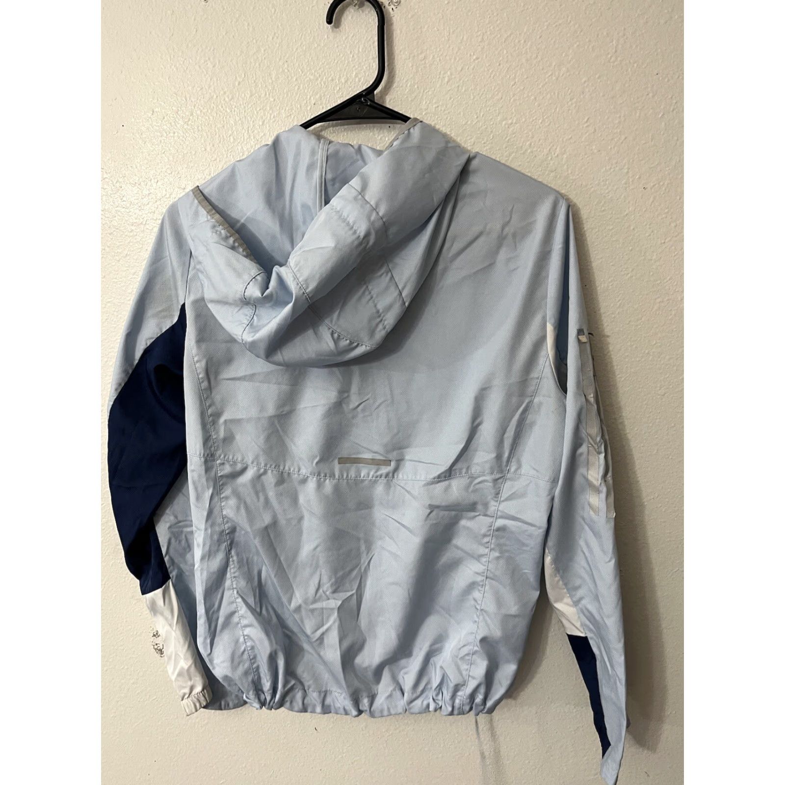 Adidas Adidas Womens Windbreaker Jacket Hoodie Blue Zip Size S - Track Jacket Casual Activewear Womens Small Blue Size S / US 4 / IT 40 - 2 Thumbnail