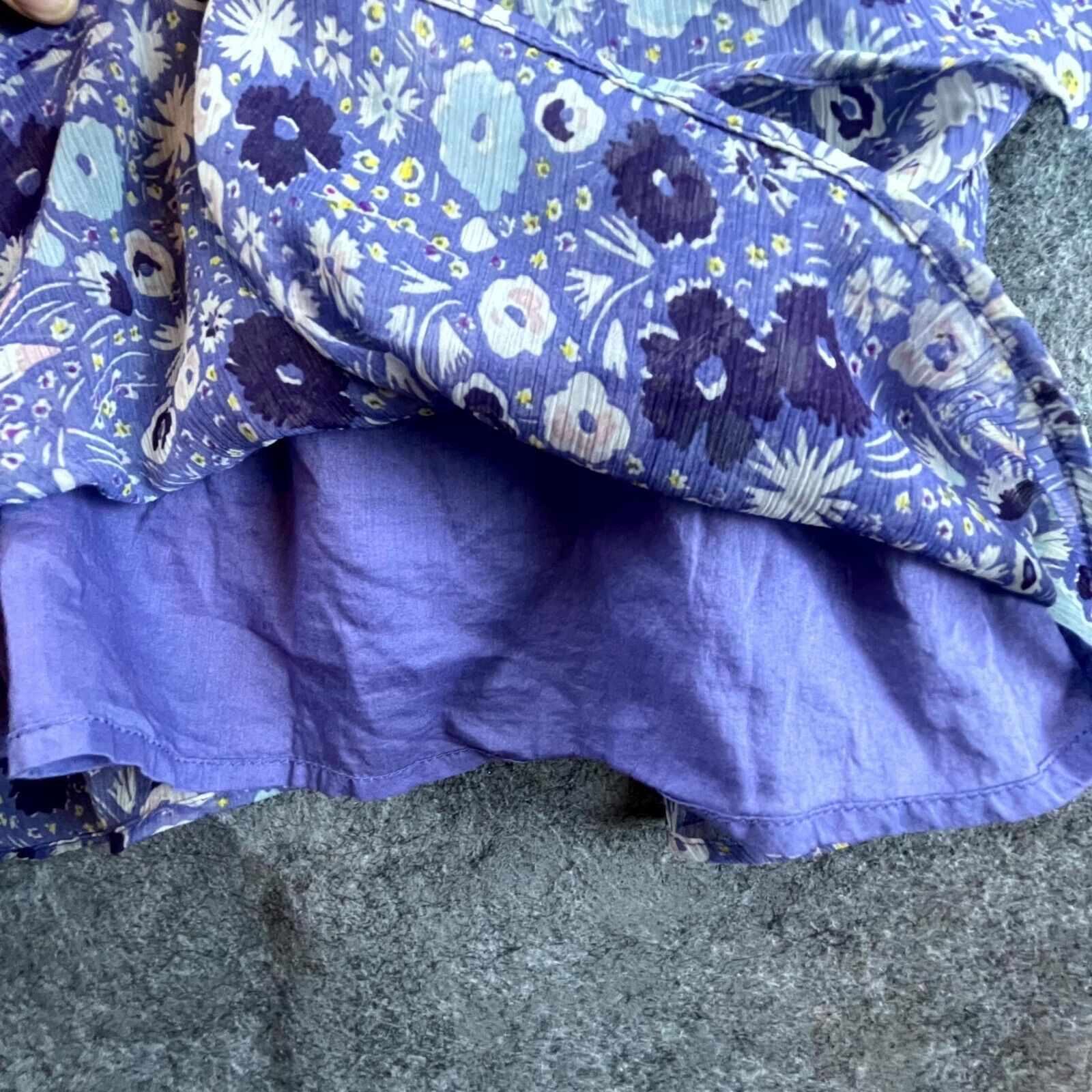 American Eagle Outfitters American Eagle Dress 2 Ruffle Tiered Babydoll Empire Fairy Size XS / US 0-2 / IT 36-38 - 8 Thumbnail