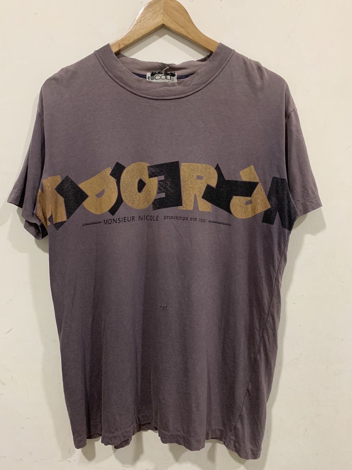 Other Vintage monsieur nicole faded distressed Tshirt Size US M / EU 48-50 / 2 - 1 Thumbnail