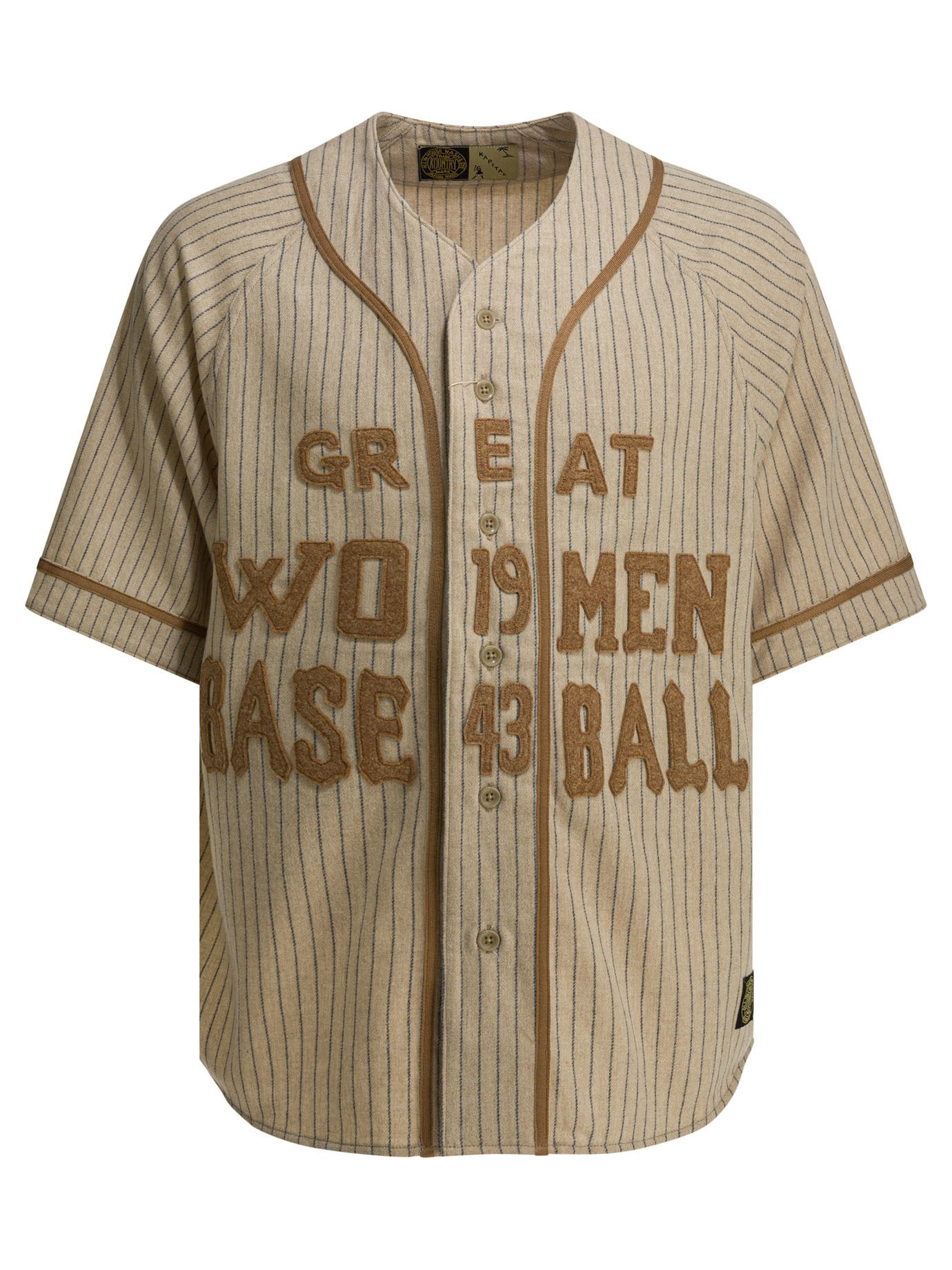 Kapital Kapital Great Women Baseball Shirt In Wool tag size 3 Men - USA Duties Paid Size US L / EU 52-54 / 3 - 1 Thumbnail