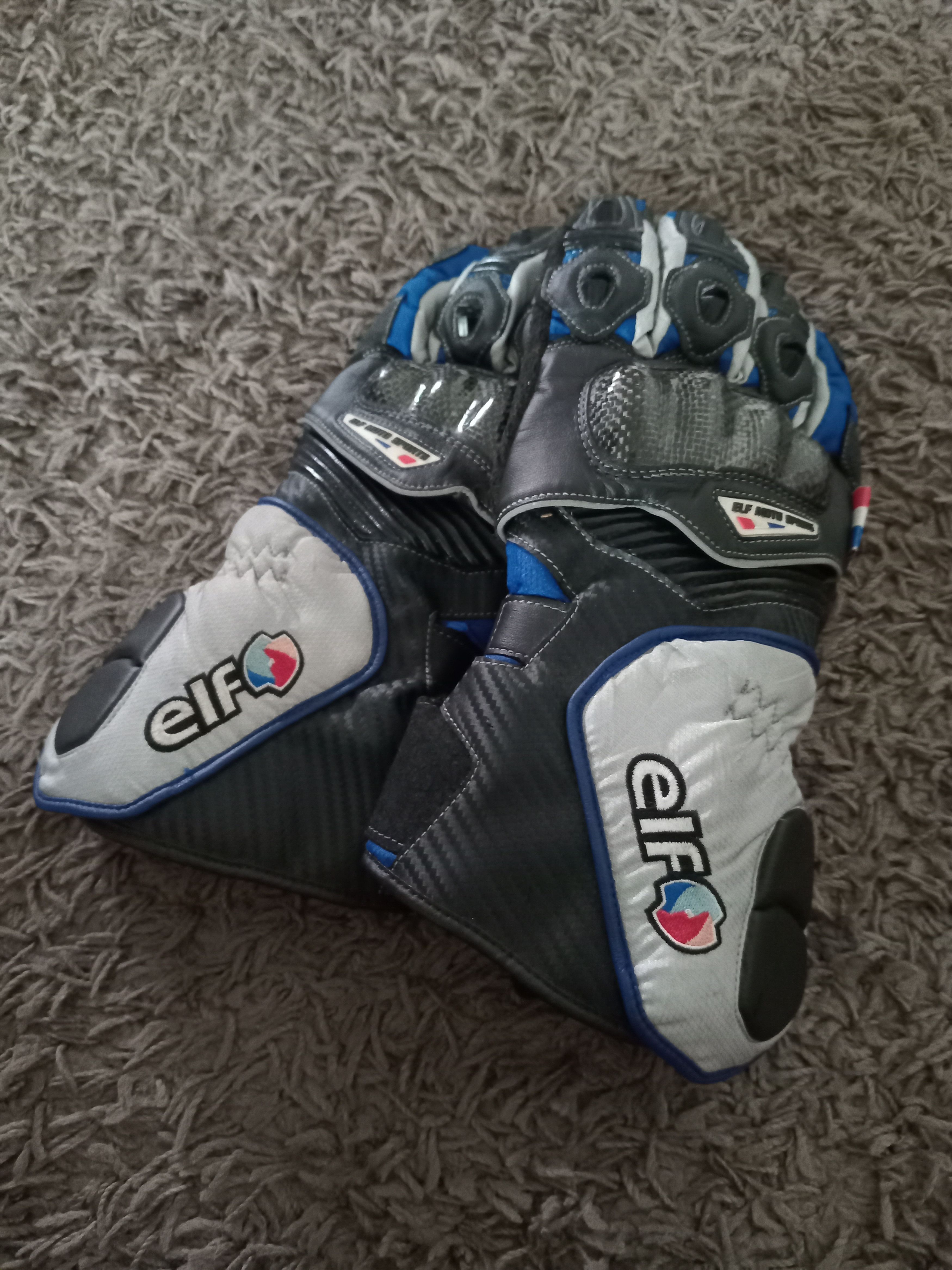 image of Racing Vintage Elf Motorsport Gloves in Black, Men's