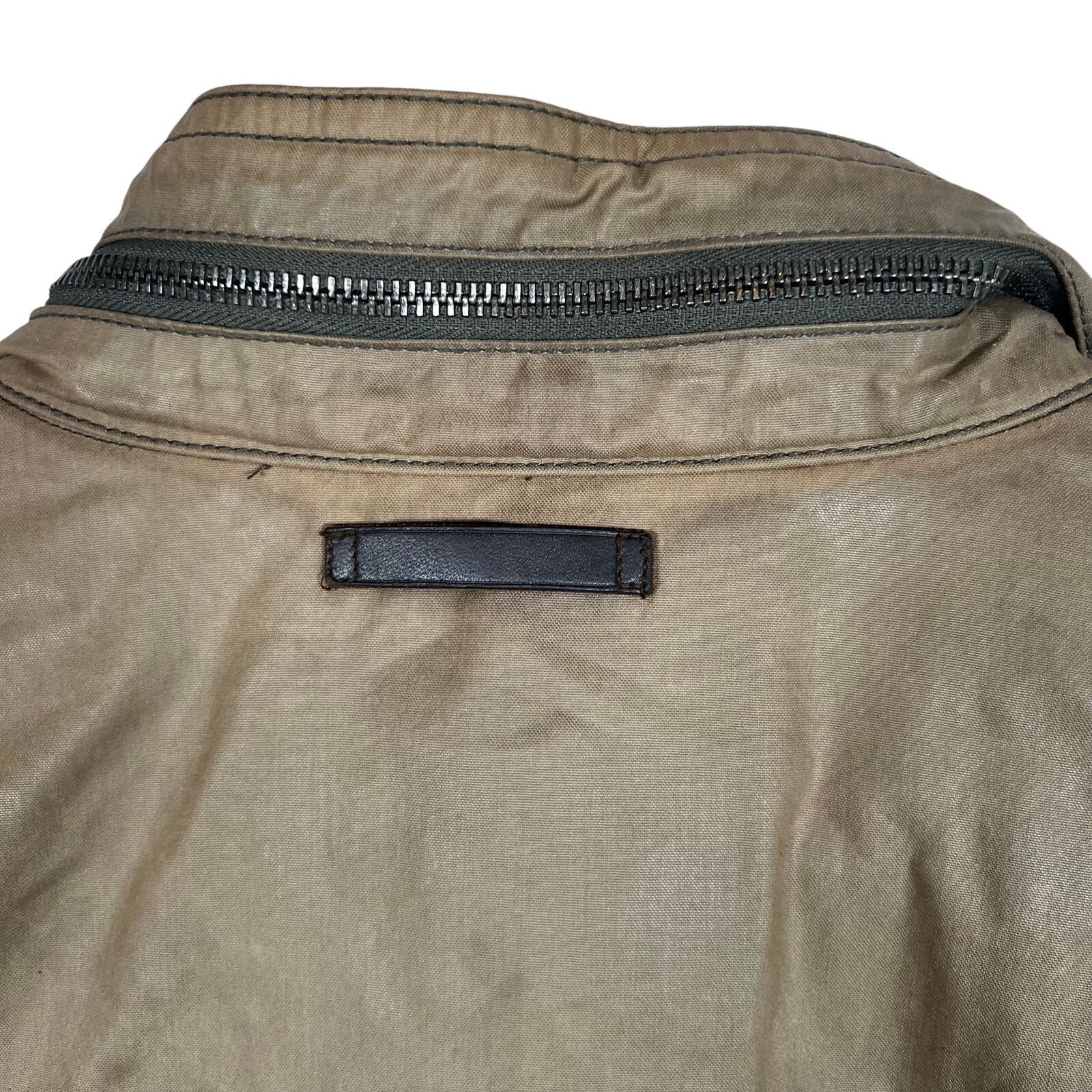 Coach Coach Brown Waxed Field Hooded Jacket Medium 21x30 Preowned Size US M / EU 48-50 / 2 - 7 Thumbnail