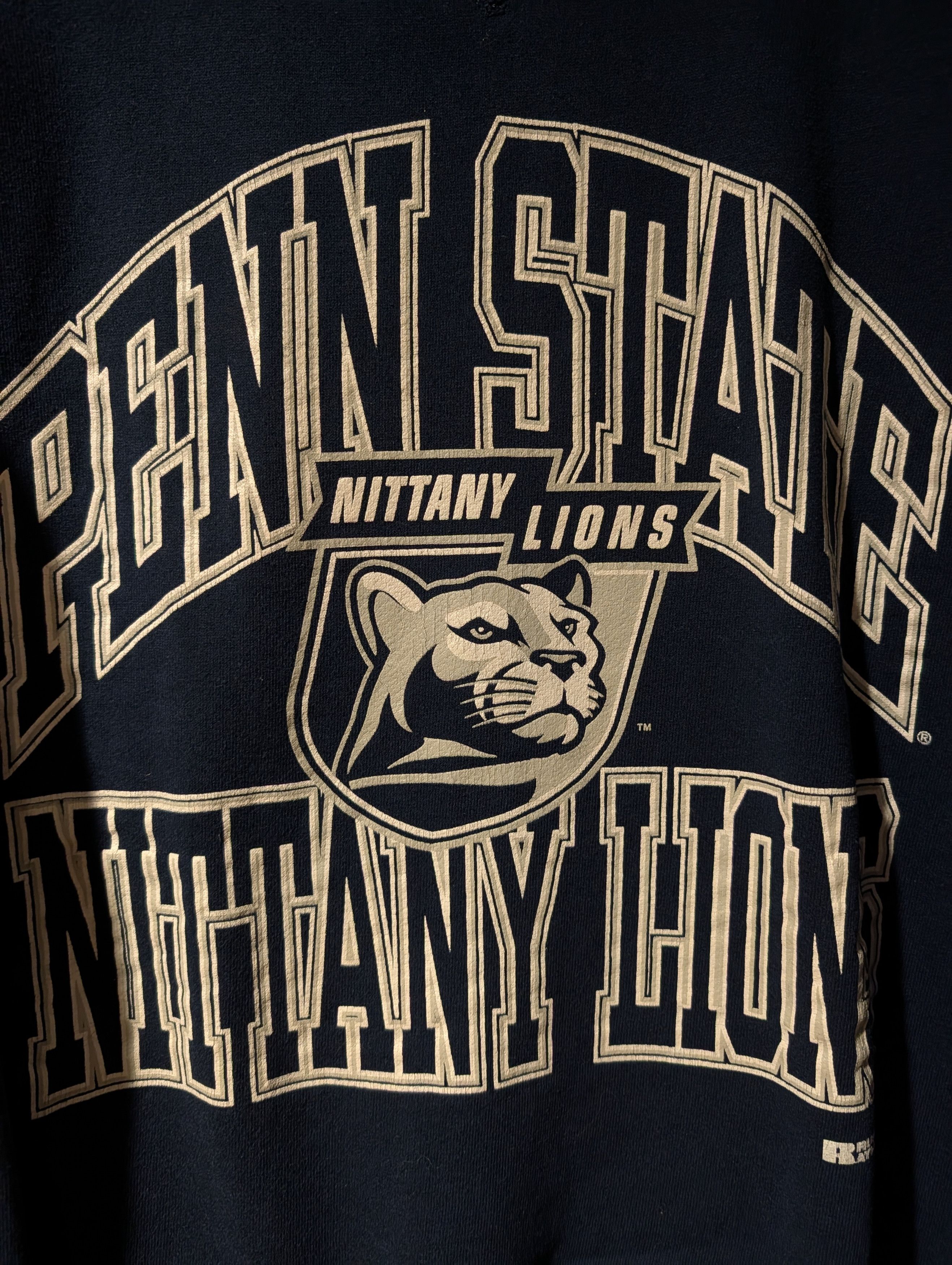 Russell Athletic Vintage 90s Penn State Nittany Lion Russell Sweatshirt Size US XXL / EU 58 / 5 - 2 Thumbnail