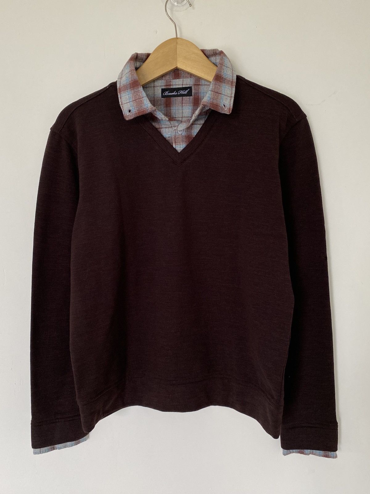 20471120 × If Six Was Nine × Japanese Brand japan grunge double layer brooks hill longsleeve Size US M / EU 48-50 / 2 - 11 Thumbnail
