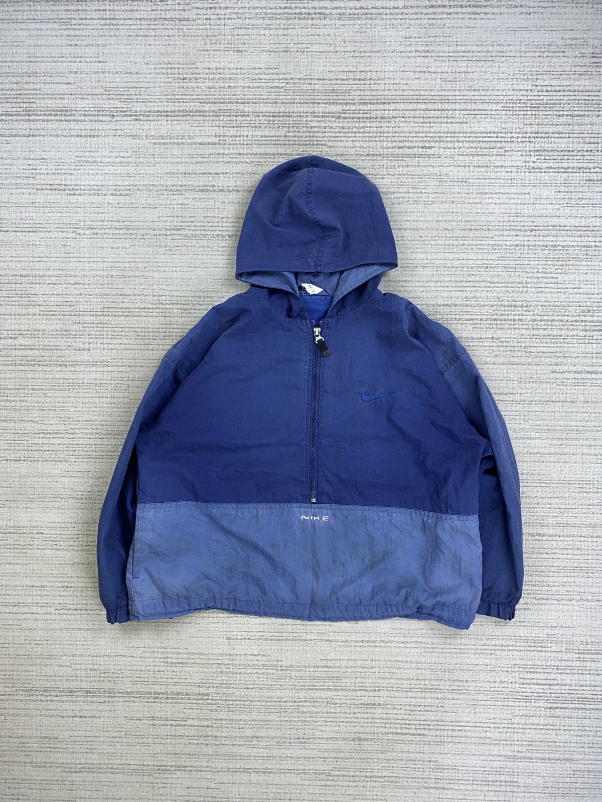 Nike × Vintage Vintage 90 Nike Center Swoosh Anorak Hoodie Jacket Size US M / EU 48-50 / 2 - 1 Thumbnail