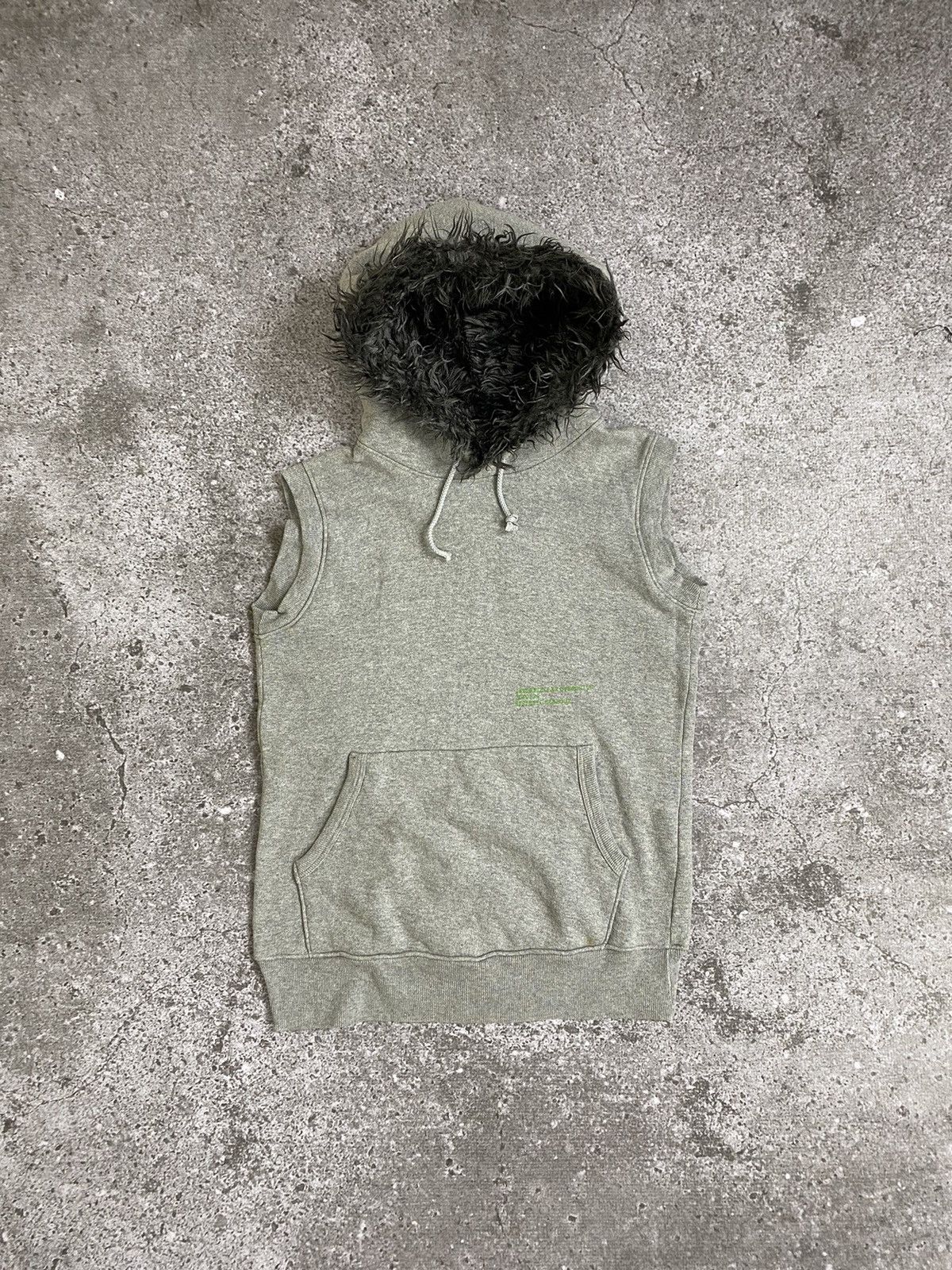 Vintage Hysteric glamour fur hoodie