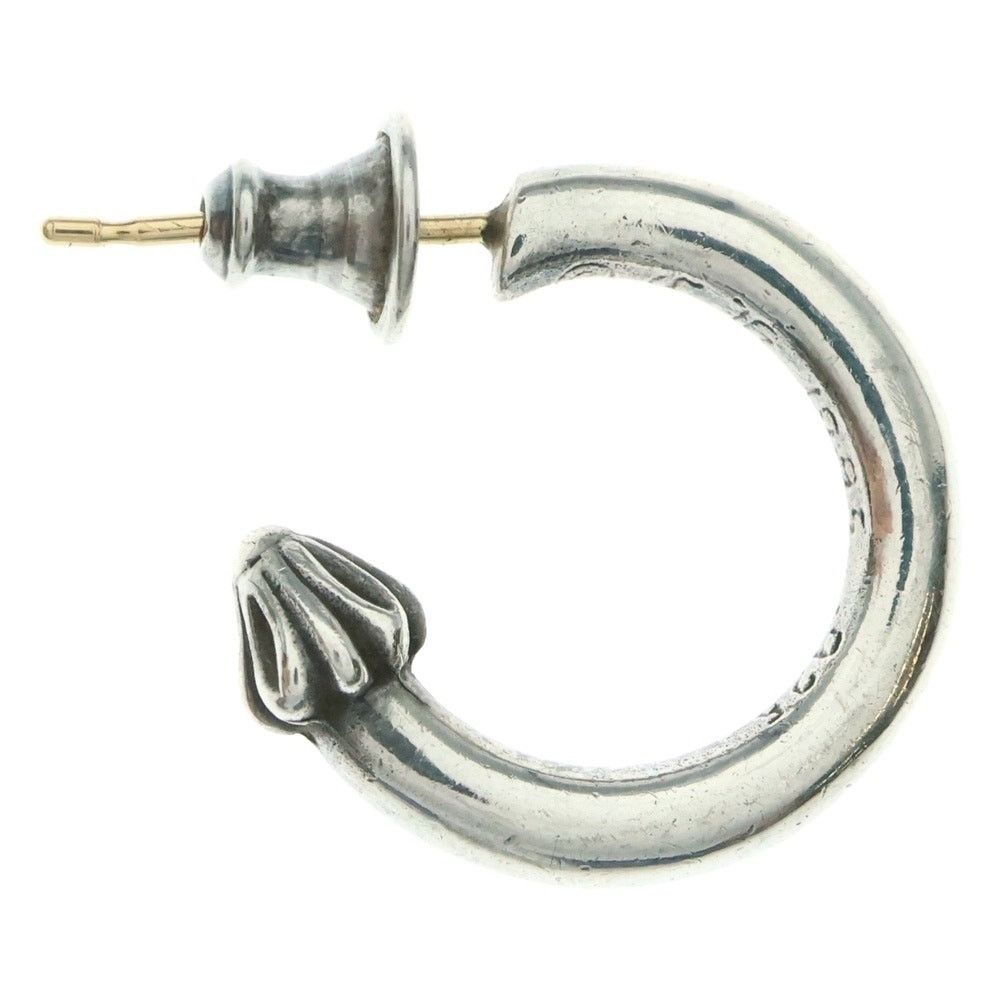 Chrome Hearts Chrome Hearts Plain Hoop Earring Silver BCA101 Size ONE SIZE - 2 Thumbnail
