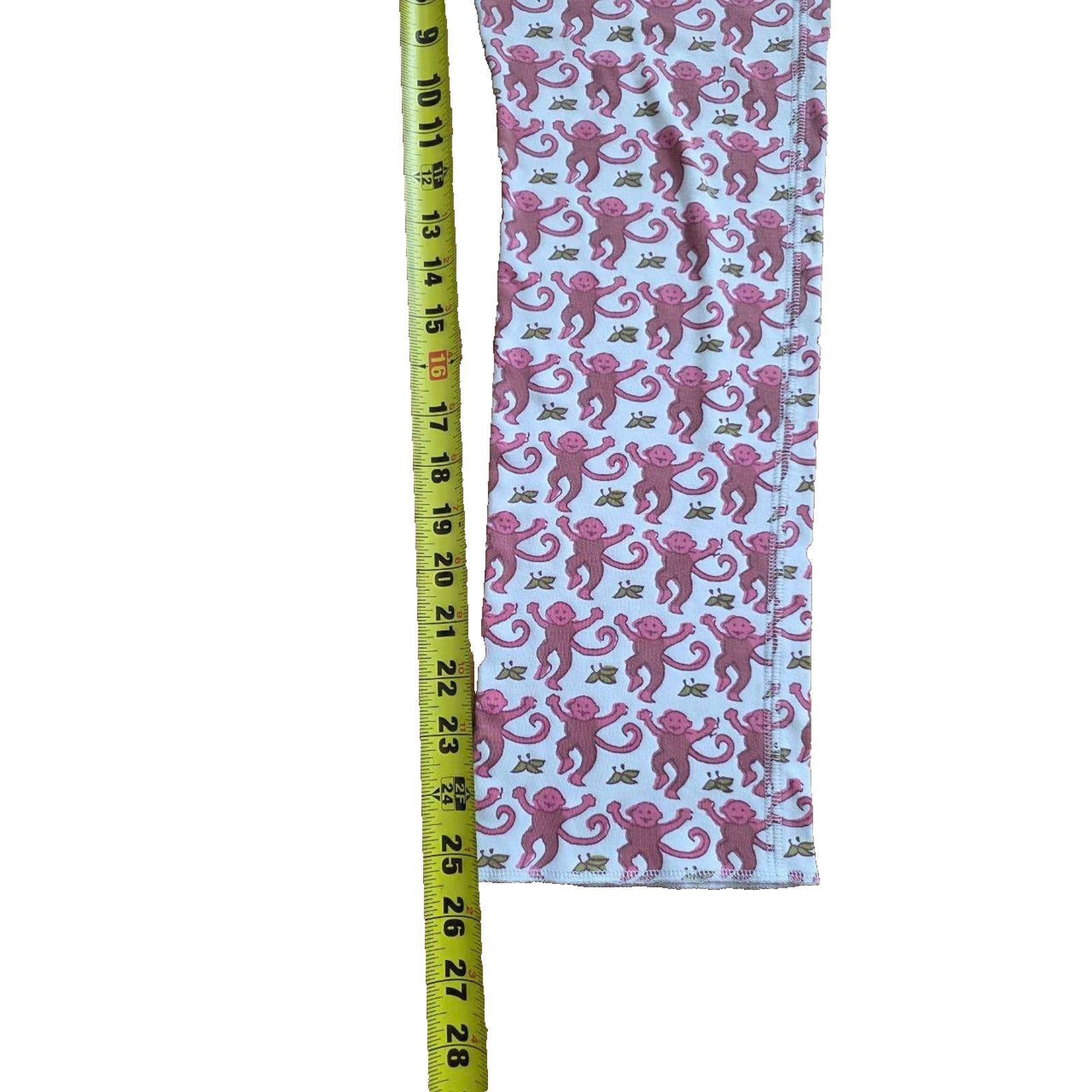 Icy Rabbit Roller Rabbit Women Monkey Pajama cotton Set Pink S A001529 Size ONE SIZE - 3 Thumbnail
