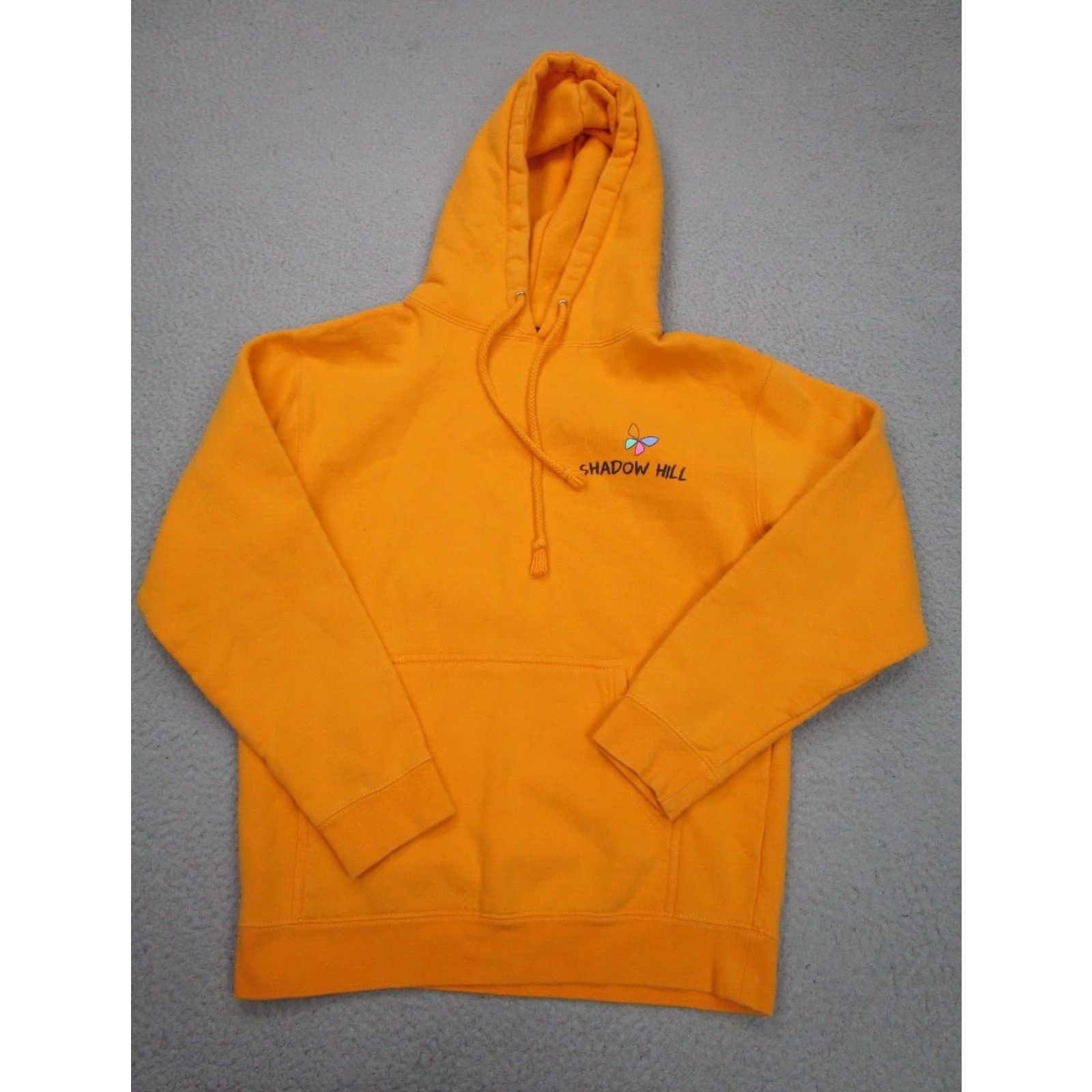 Shadow Hill Shadow Hill Hoodie Mens Small Yellow Sweatshirt Pullover Hooded Zip? Drawstring Regular Fit Cotton Fleece Logo Sweatshirt - wait. Size US S / EU 44-46 / 1 - 2 Thumbnail