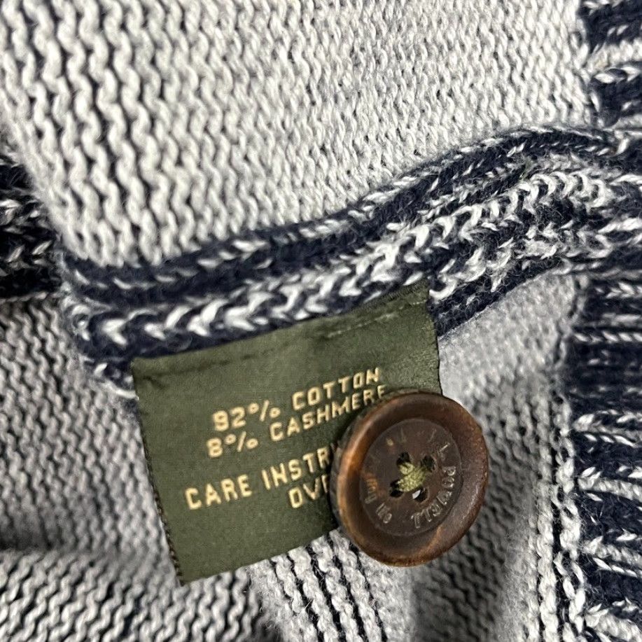 Vintage J.L. Powell Sporting Sweater Polo Mens L Blue Thick Knit Cadet Pullover Cashmere Size US L / EU 52-54 / 3 - 7 Thumbnail