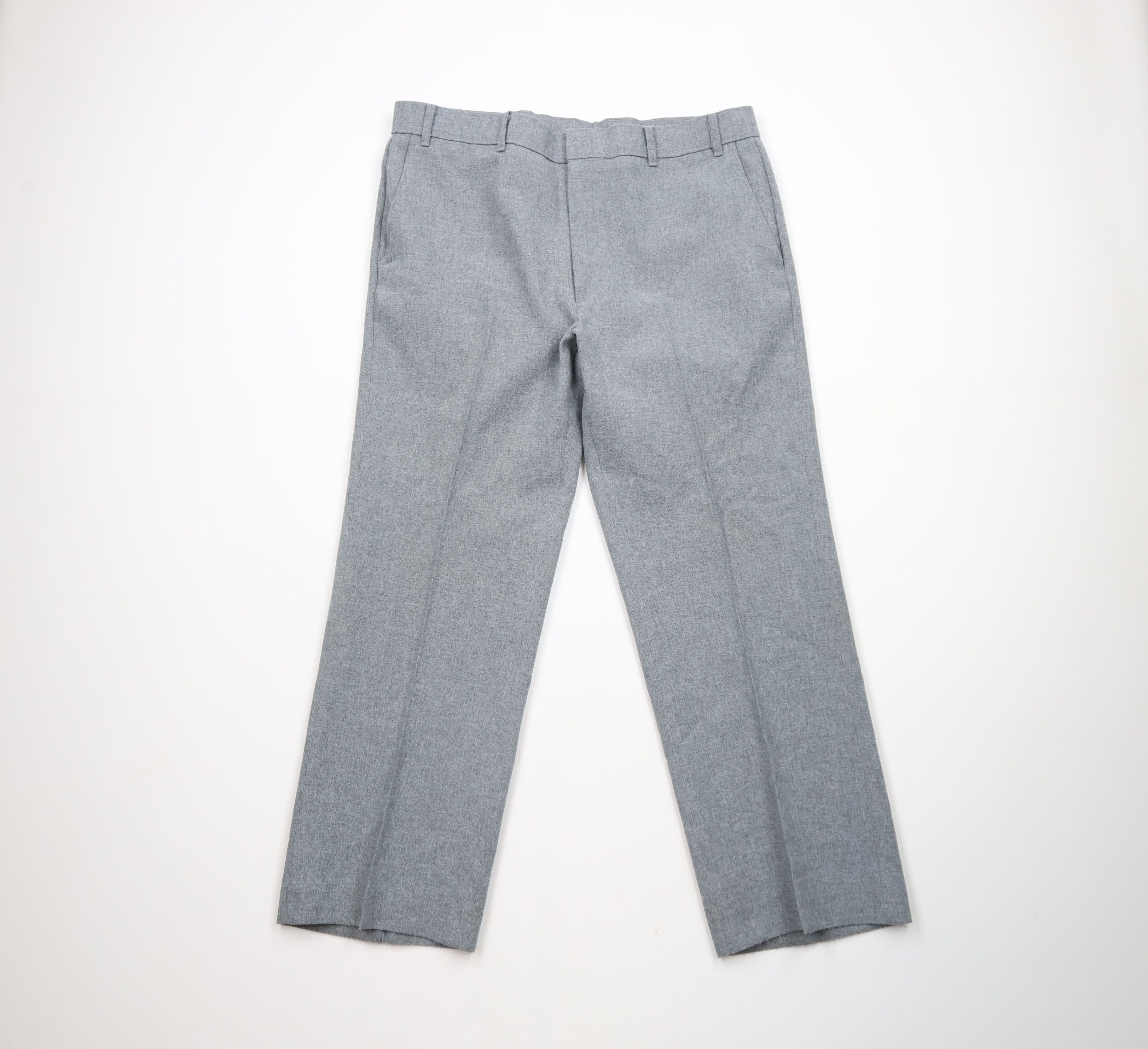 Levi's × Vintage Vintage 70s Levis Bell Bottoms Chino Pants Heather Gray USA Size US 36 / EU 52 - 1 Thumbnail